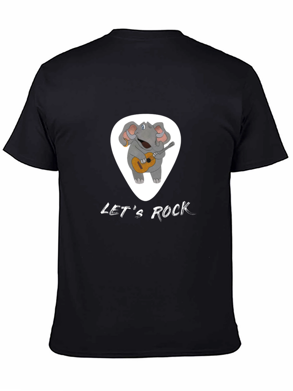 Lets Rock Elephant Graphic T-Shirt
