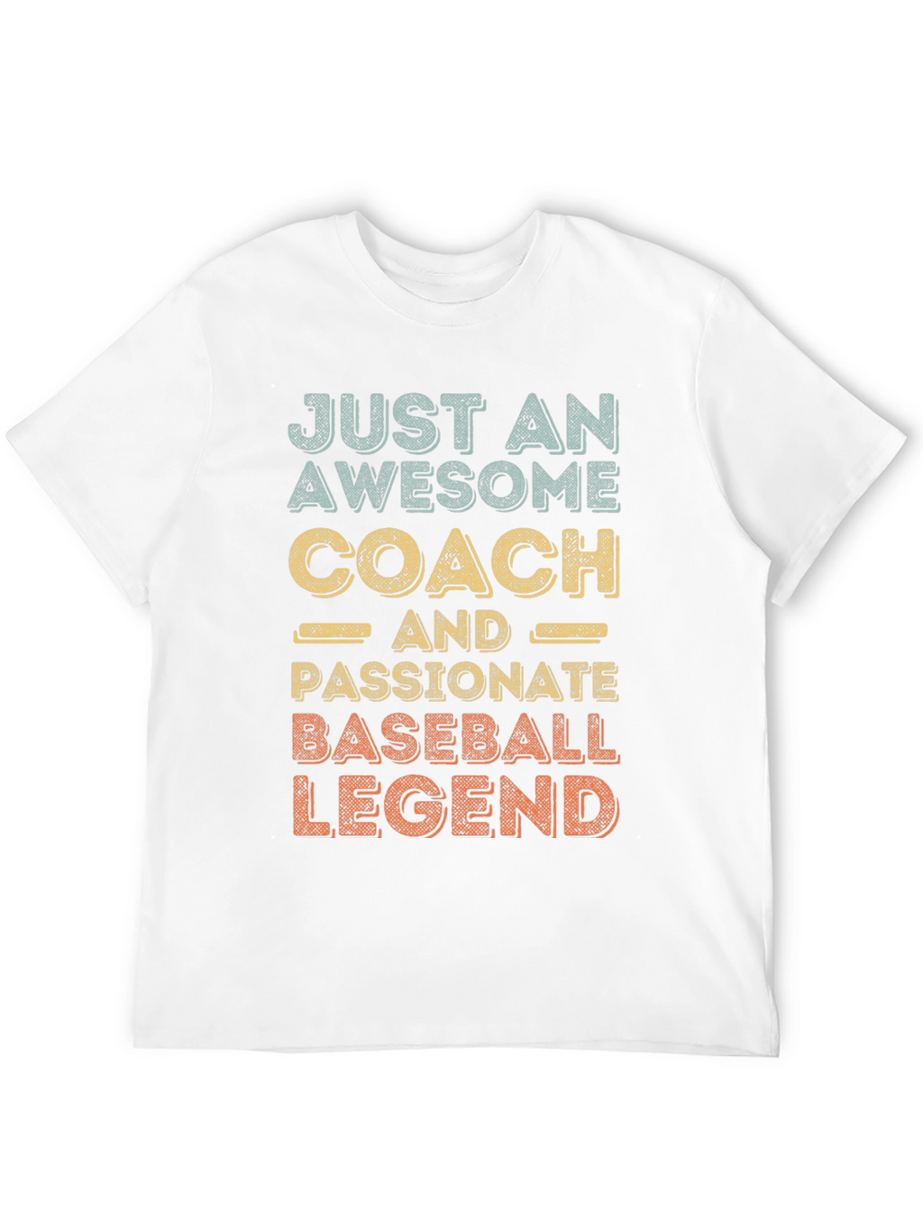 Awesome Baseball Coach Legend Graphic Tee