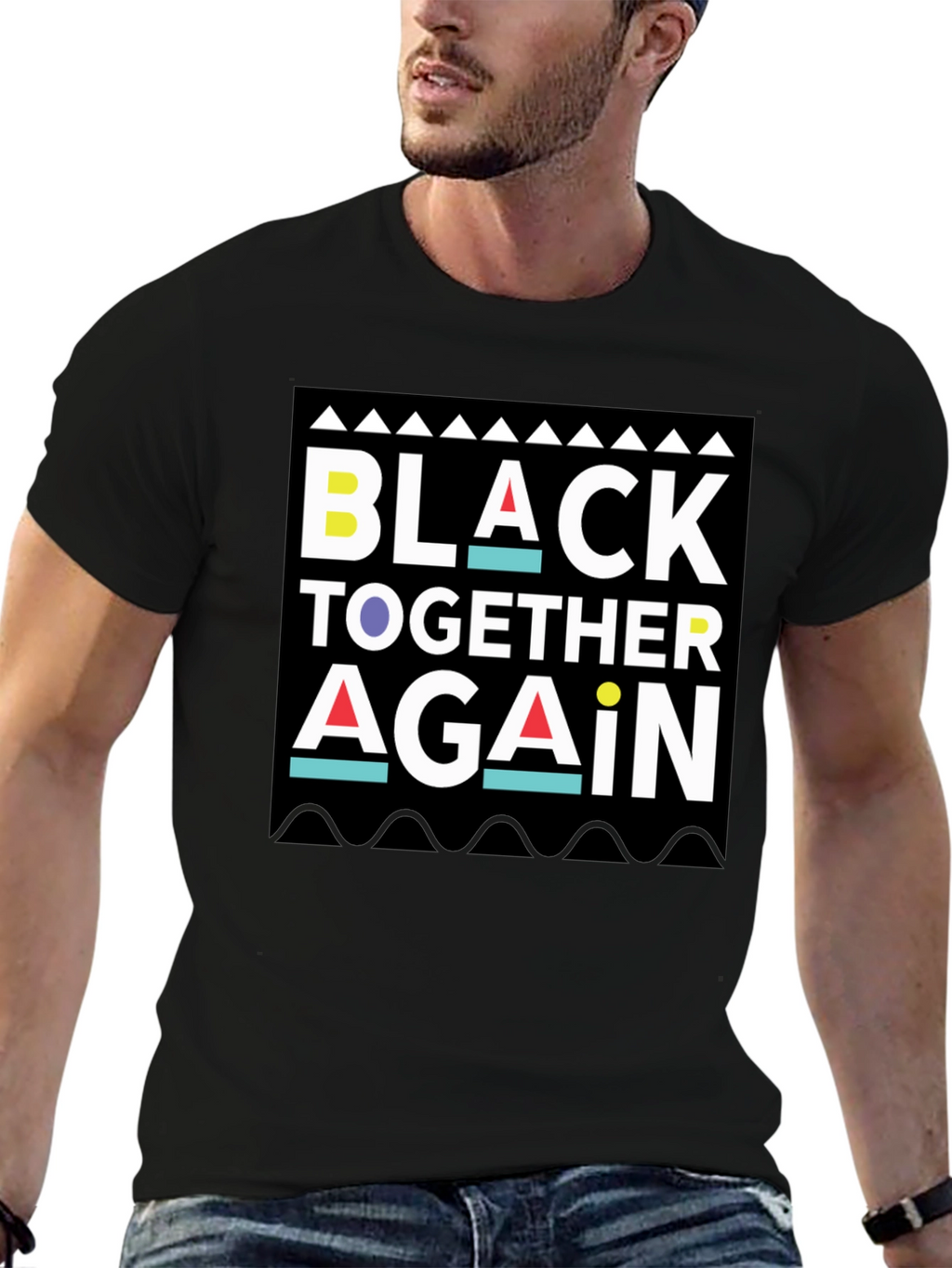 Black Together Again Graphic Tee