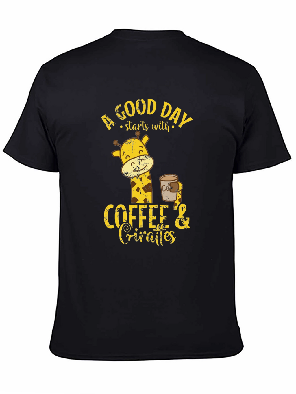 Coffee and Giraffes Graphic T-Shirt