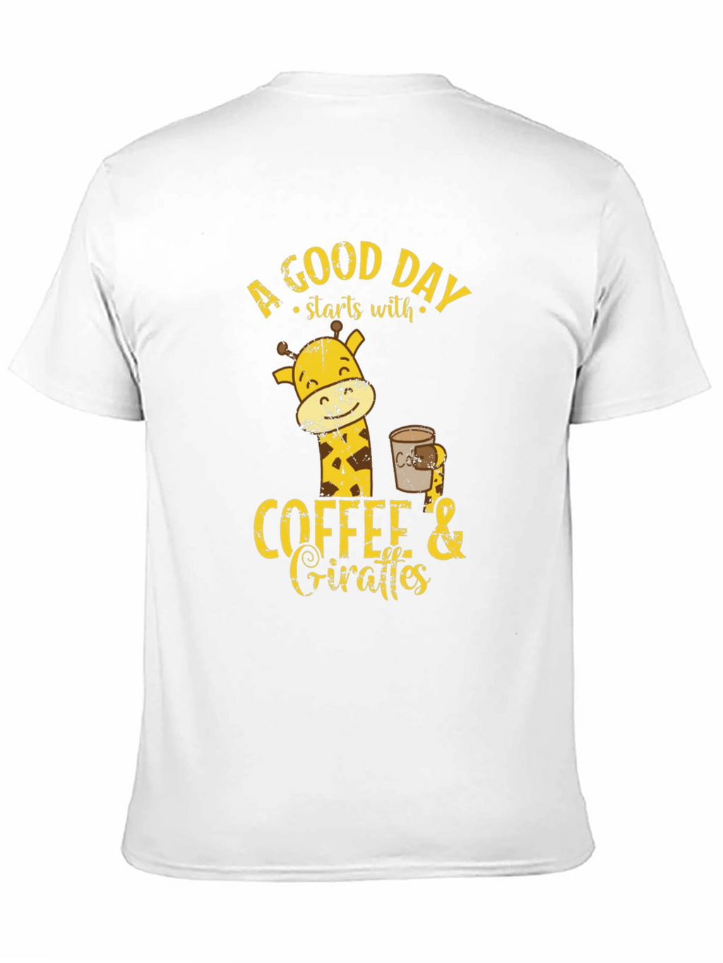 Coffee and Giraffes Graphic T-Shirt