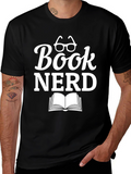 Book Nerd T-Shirt - Reading Glasses Book Design