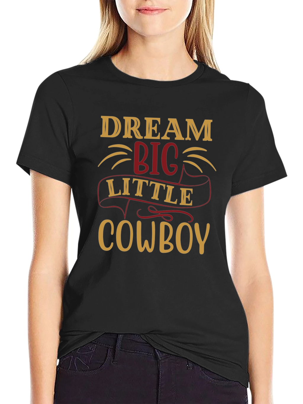 Dream Big Little Cowboy Graphic Tee