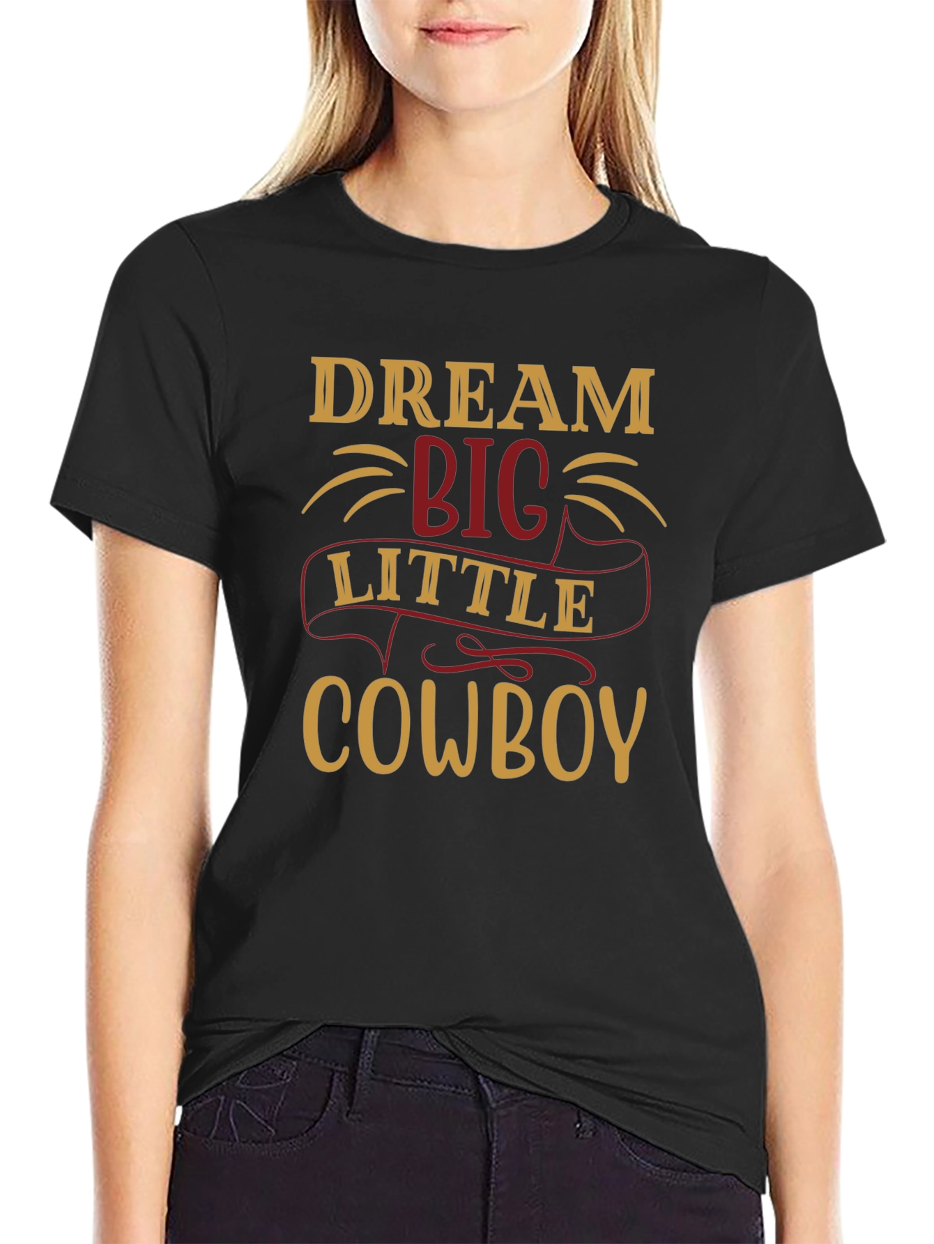 Dream Big Little Cowboy Graphic Tee