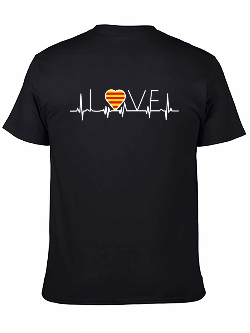 I Love Catalonia Heartbeat T-Shirt