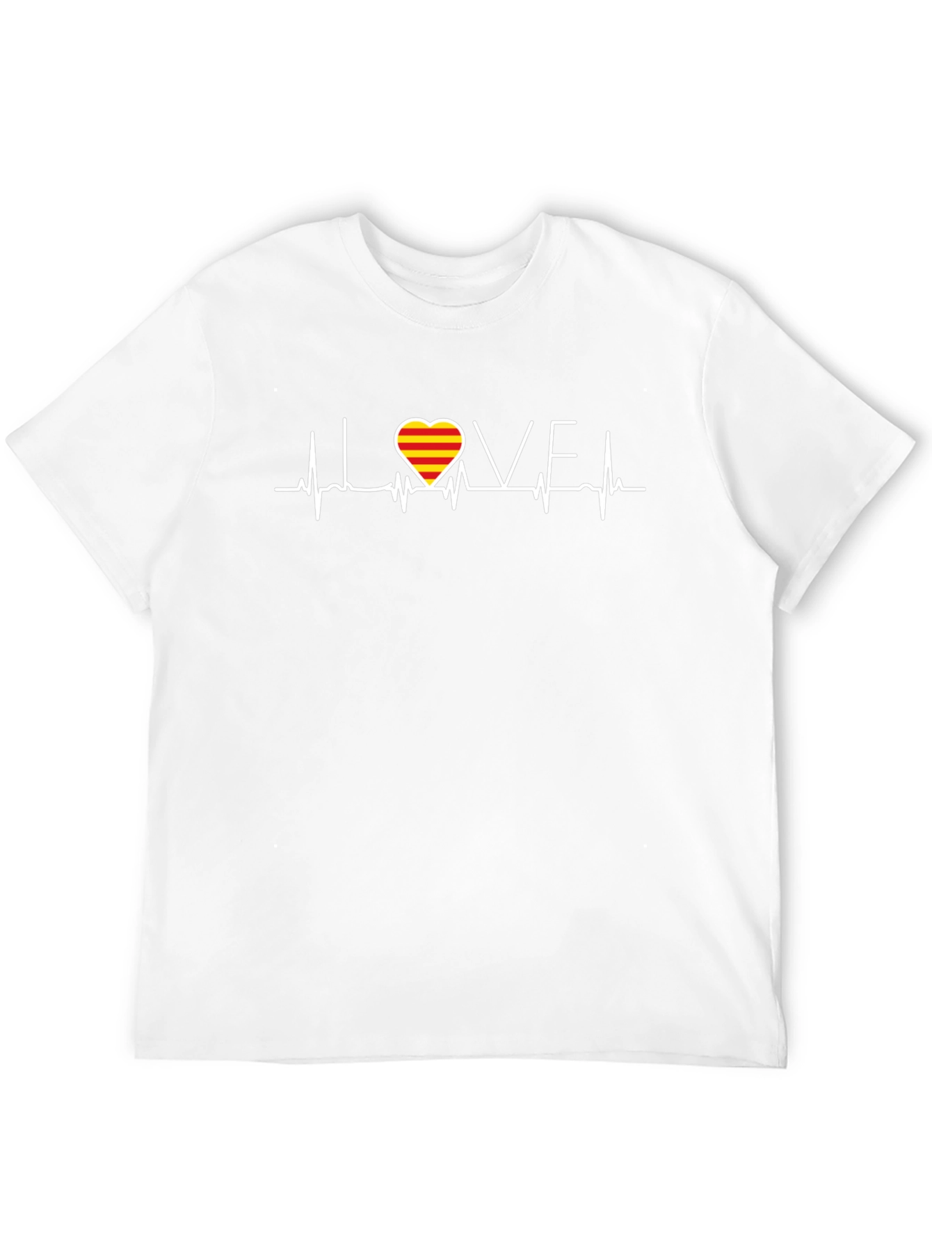 I Love Catalonia Heartbeat T-Shirt