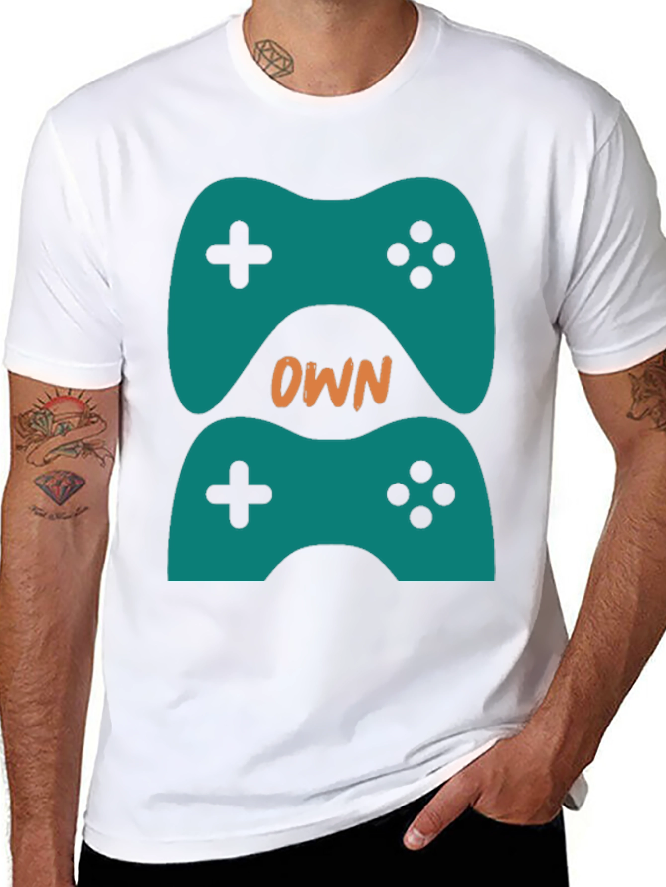 Gamer Own Graphic Tee - Cool Controller Design T-Shirt