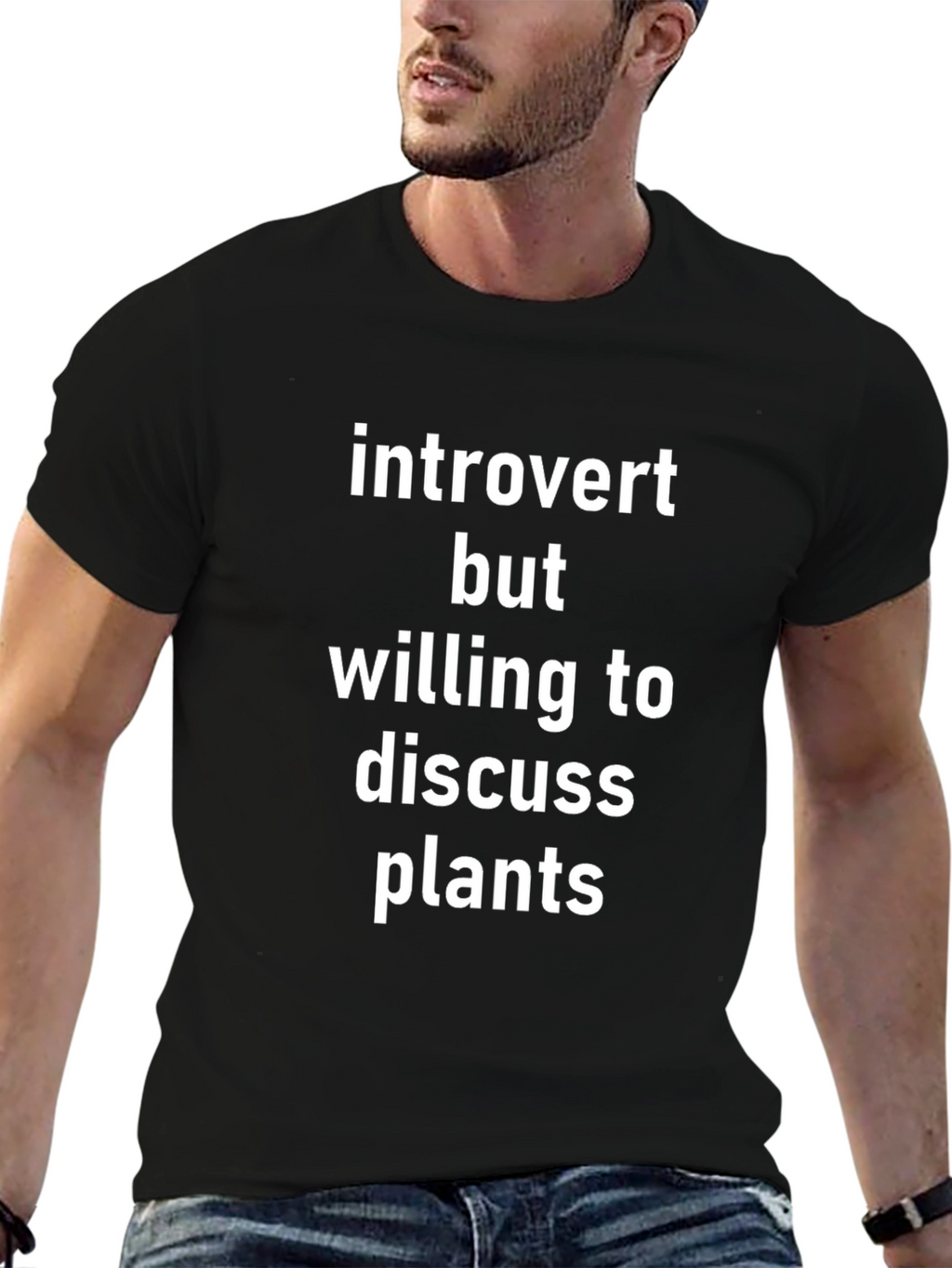 Introvert Plant Lover T-Shirt: Discussing Plants