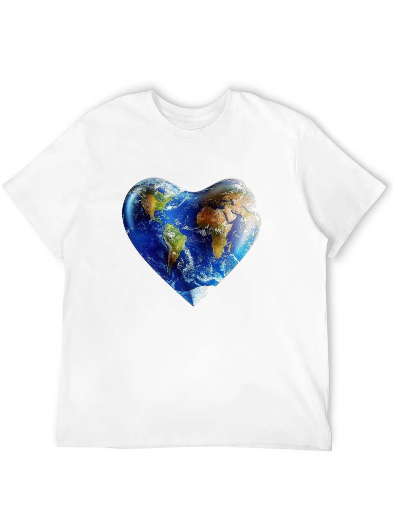 Earth Heart Graphic Tee - Love Our Planet