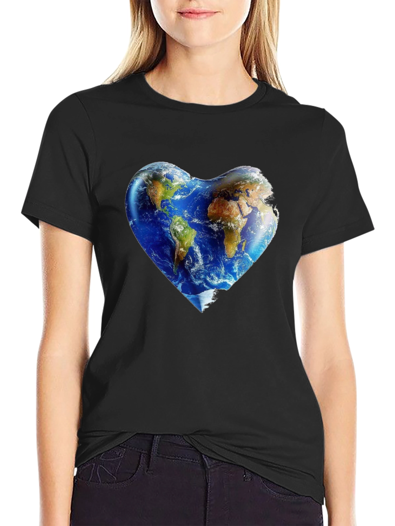 Earth Heart Graphic Tee - Love Our Planet