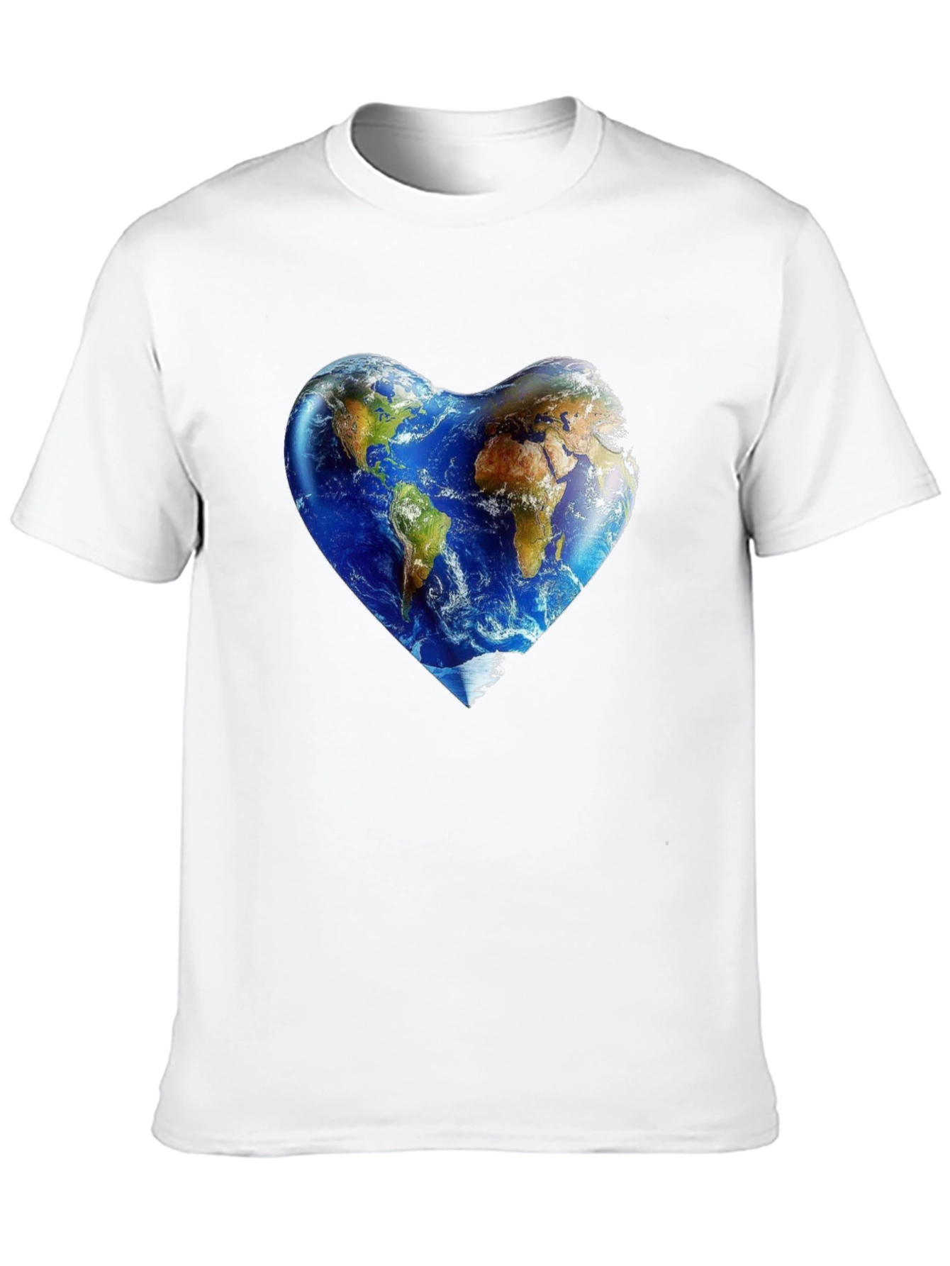 Earth Heart Graphic Tee - Love Our Planet