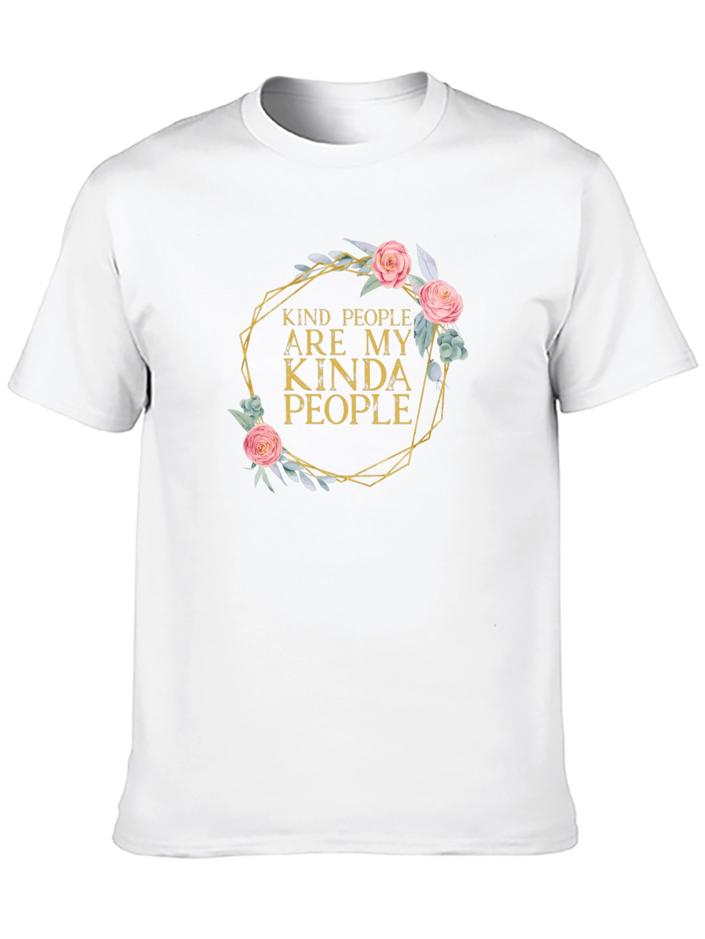 Kind People Floral Graphic Tee - Black