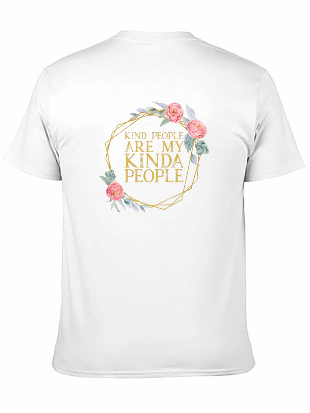 Kind People Floral Graphic Tee - Black