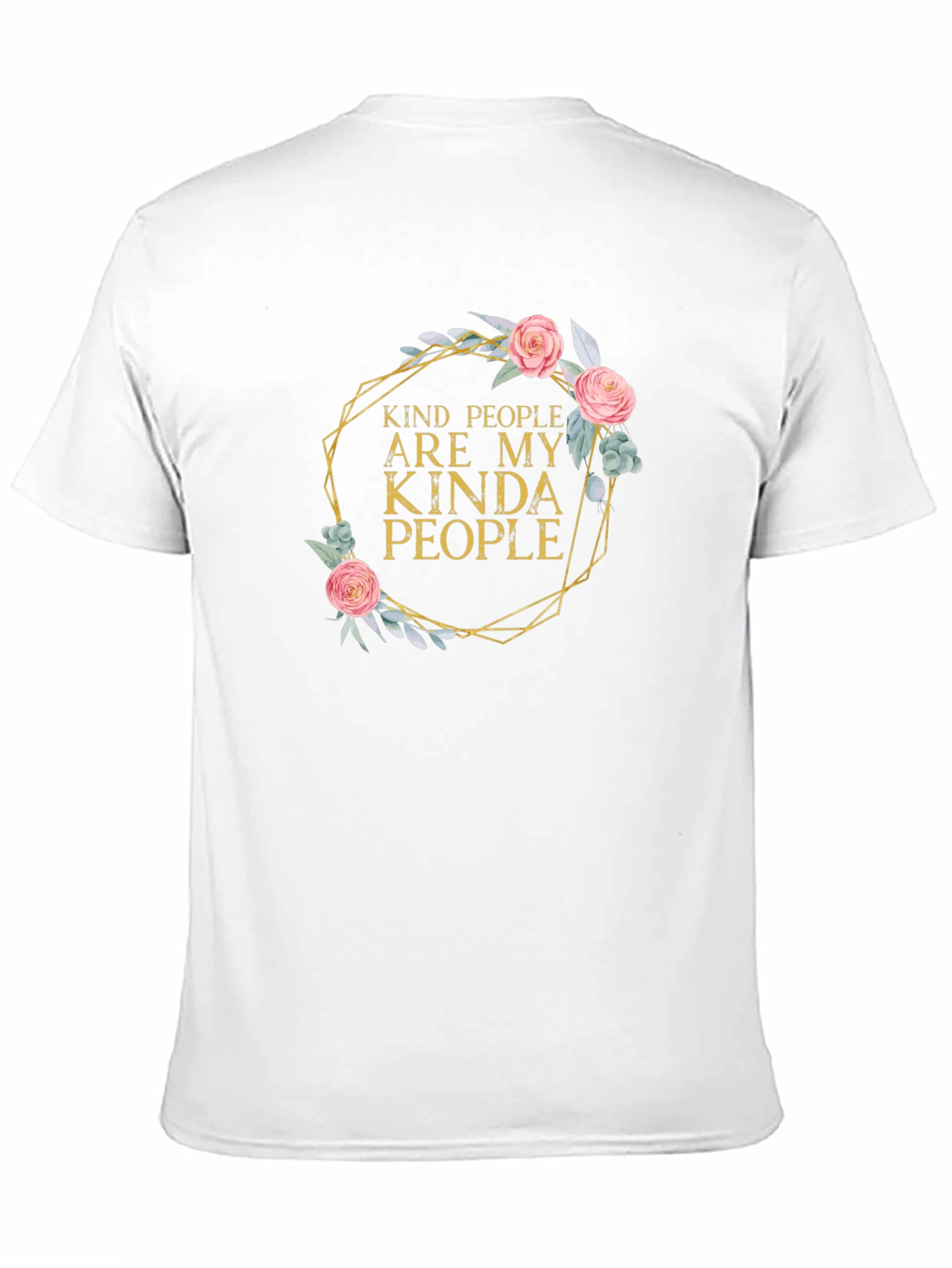 Kind People Floral Graphic Tee - Black