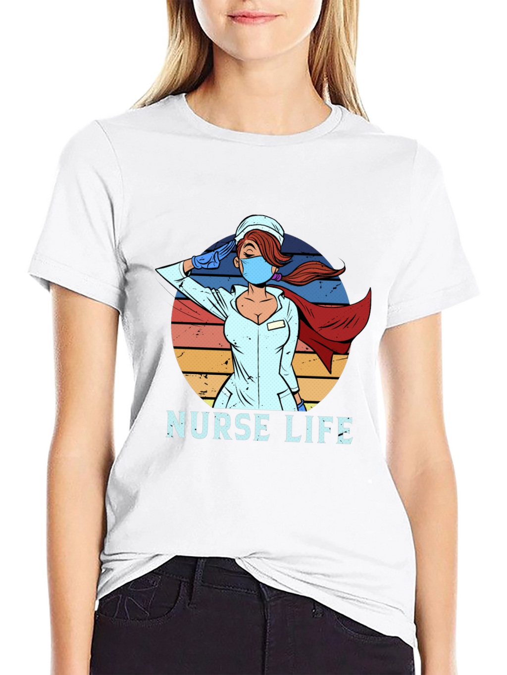 Nurse Life Hero T-Shirt - Saluting Healthcare Hero