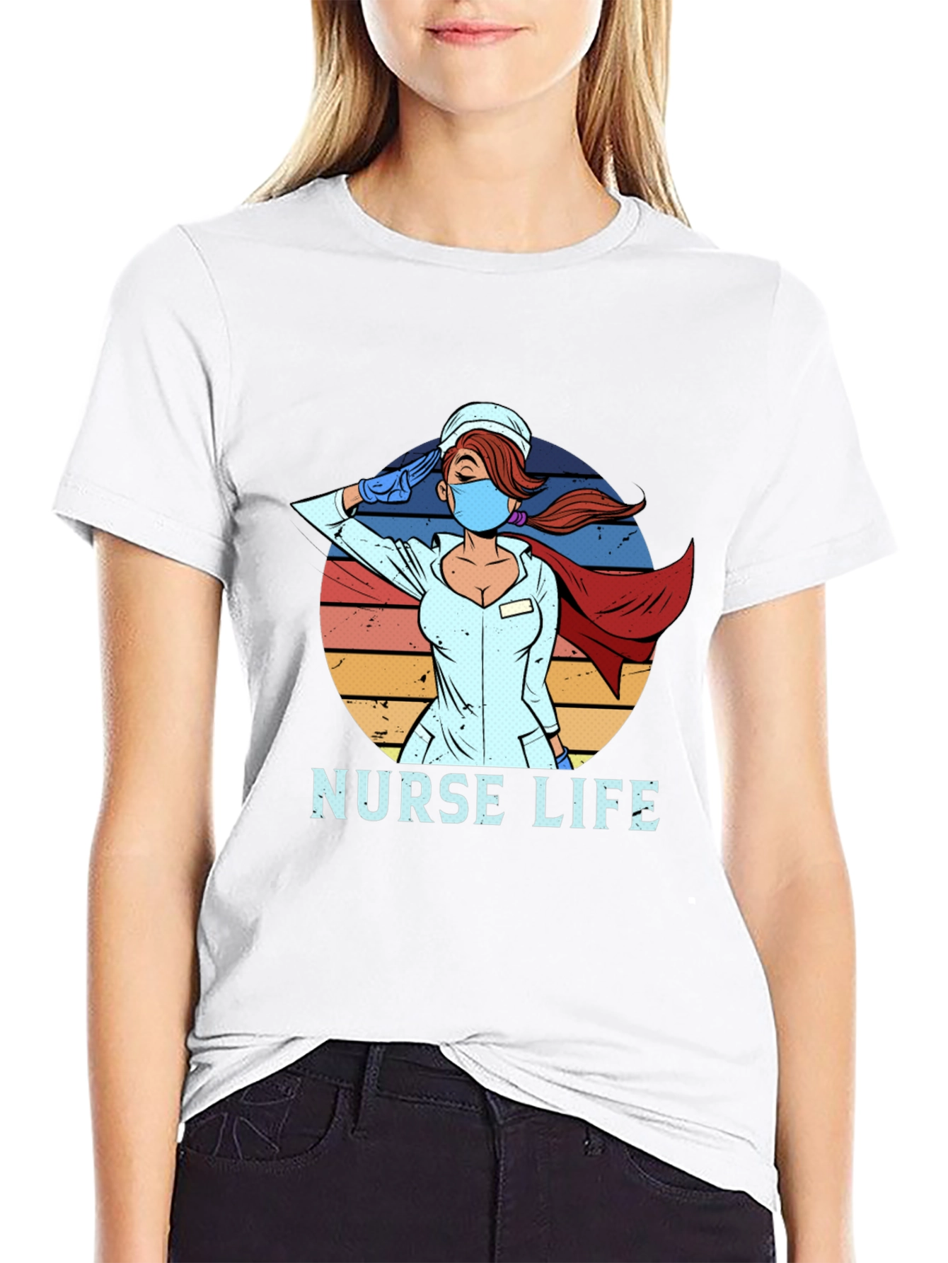 Nurse Life Hero T-Shirt - Saluting Healthcare Hero