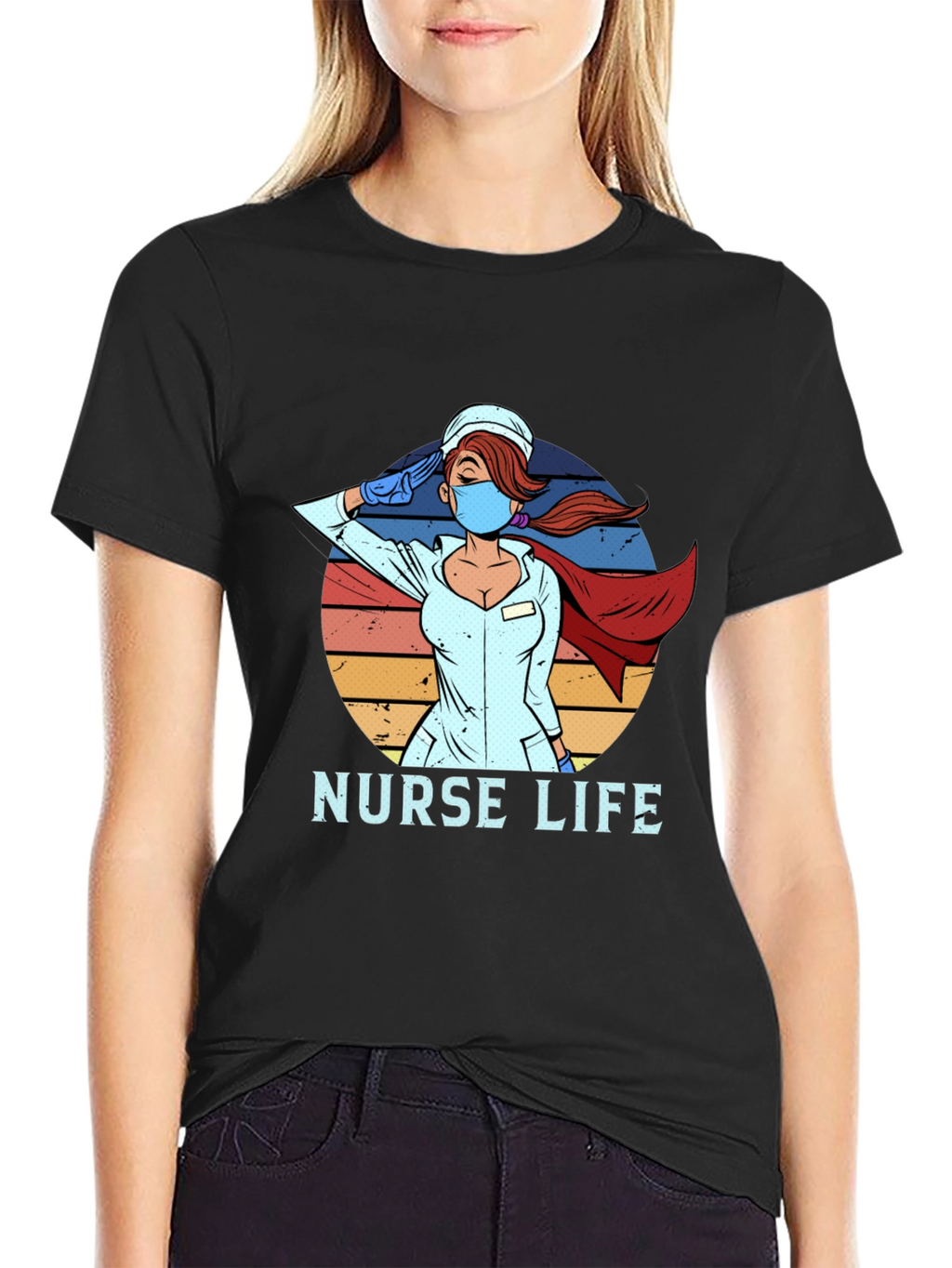 Nurse Life Hero T-Shirt - Saluting Healthcare Hero