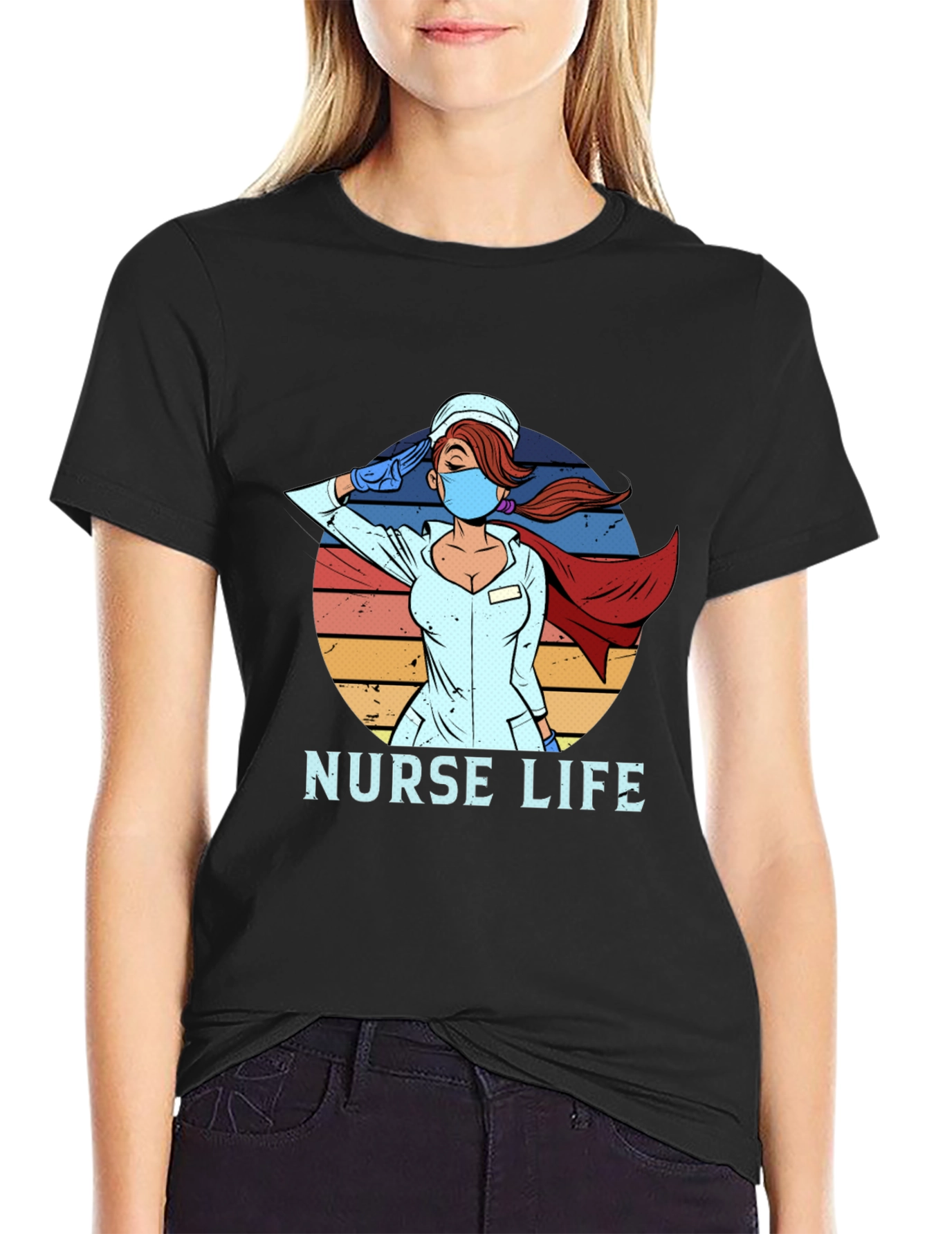 Nurse Life Hero T-Shirt - Saluting Healthcare Hero