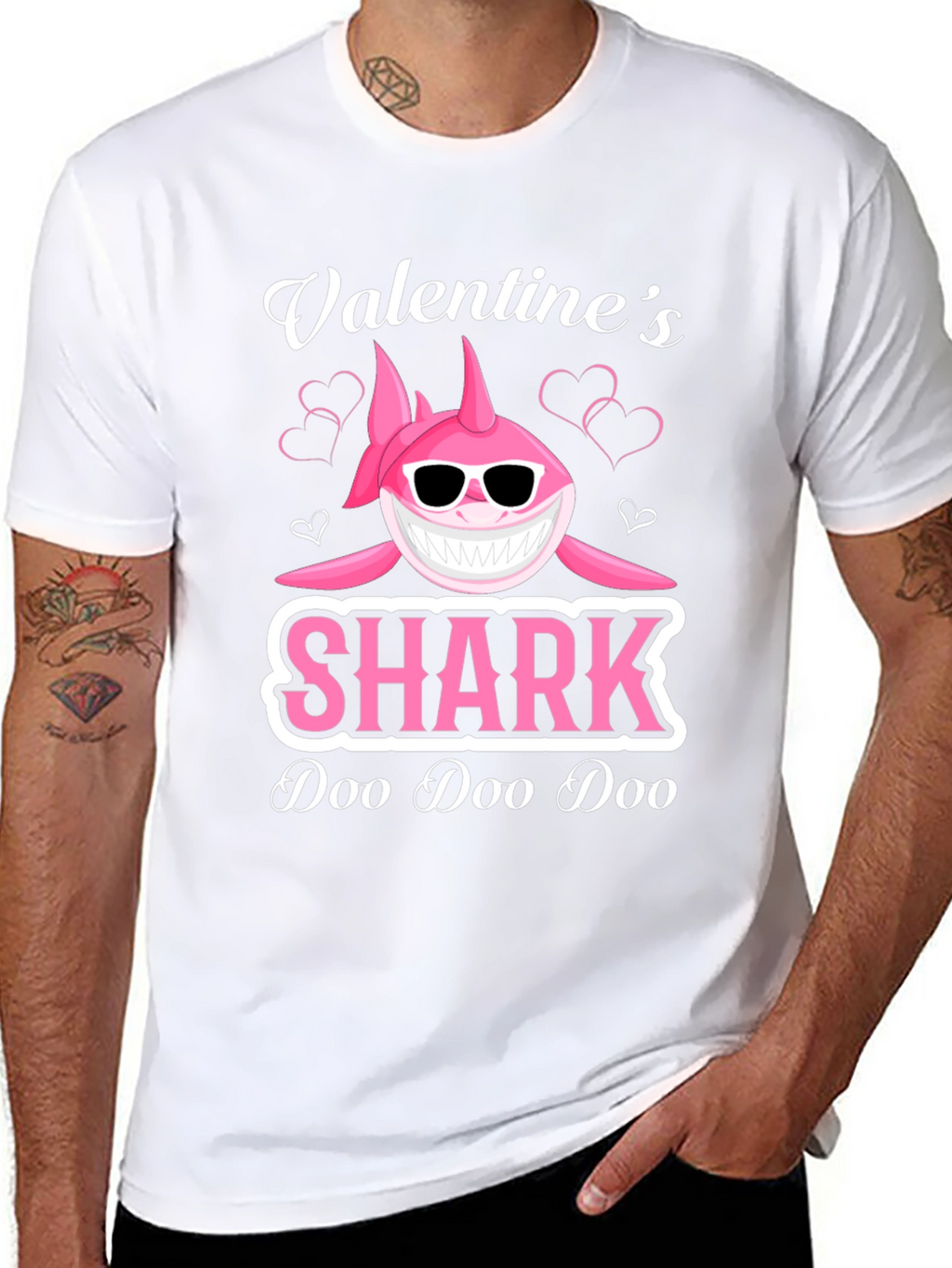 Valentines Shark Doo Doo Doo T-Shirt