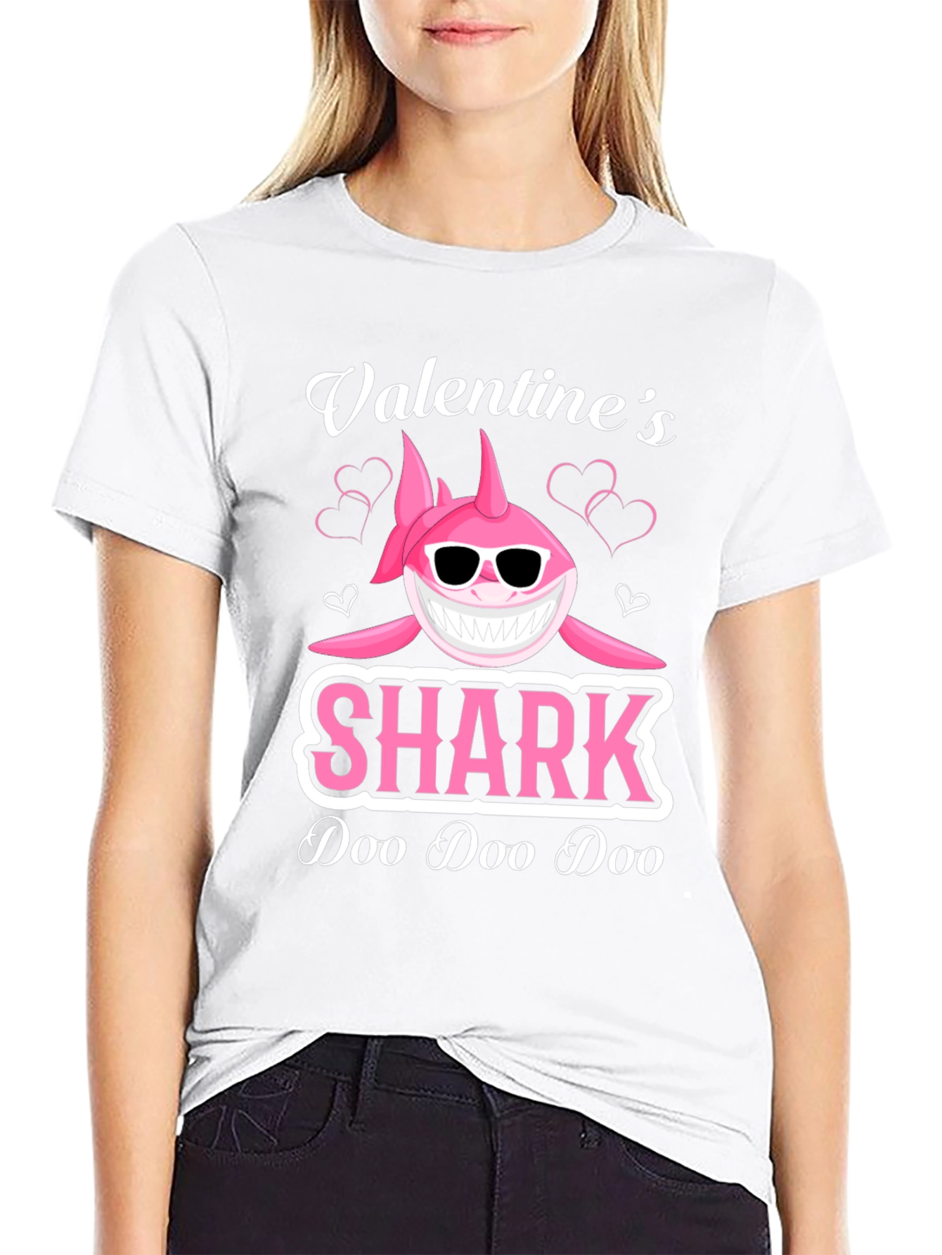 Valentines Shark Doo Doo Doo T-Shirt