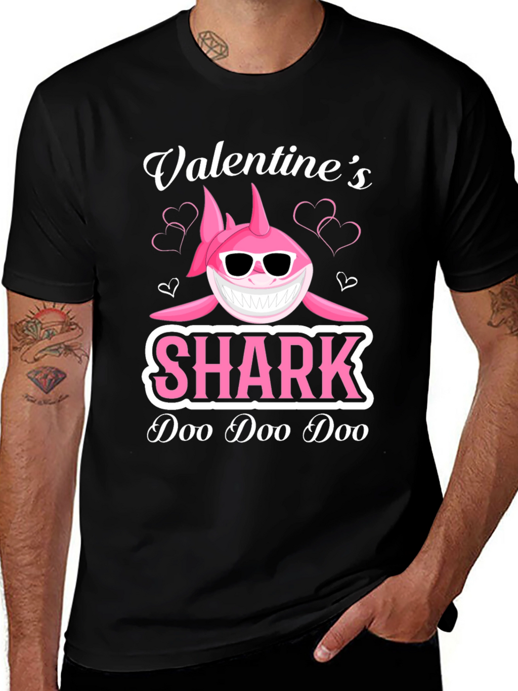 Valentines Shark Doo Doo Doo T-Shirt