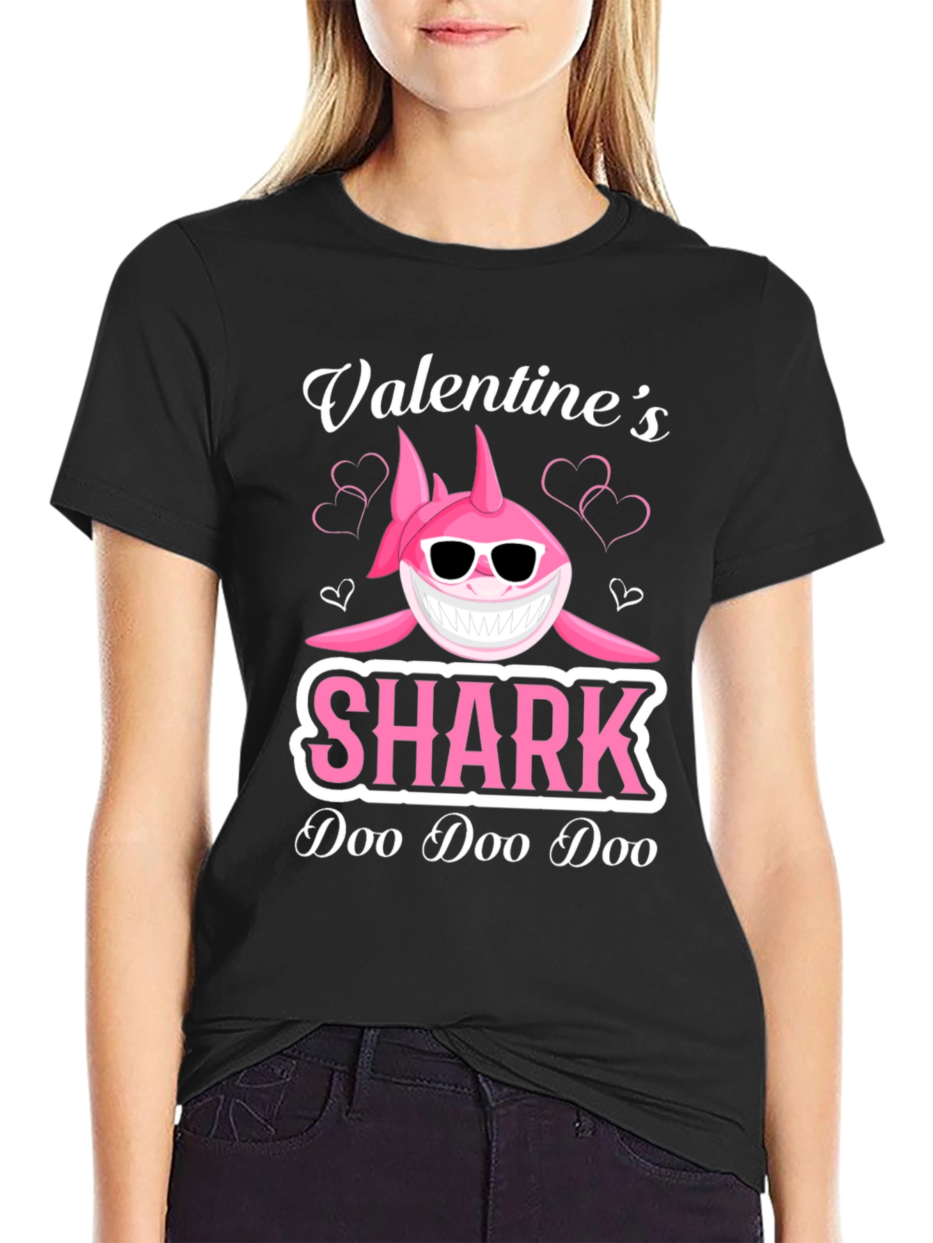 Valentines Shark Doo Doo Doo T-Shirt