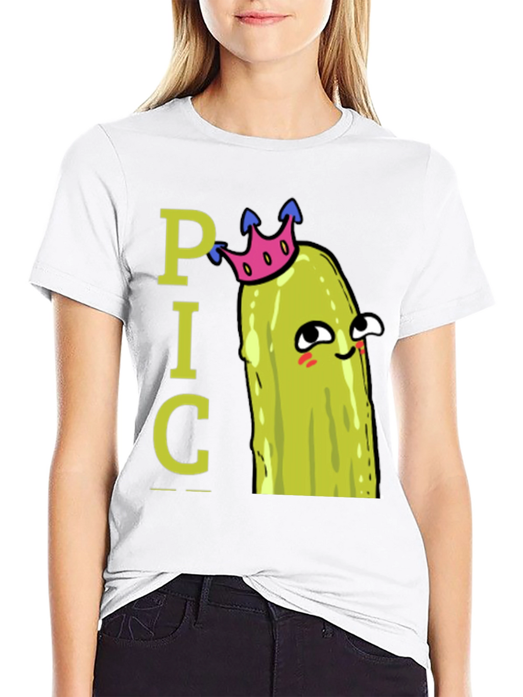 Pickle Pun T-Shirt - Funny Cartoon Graphic Tee