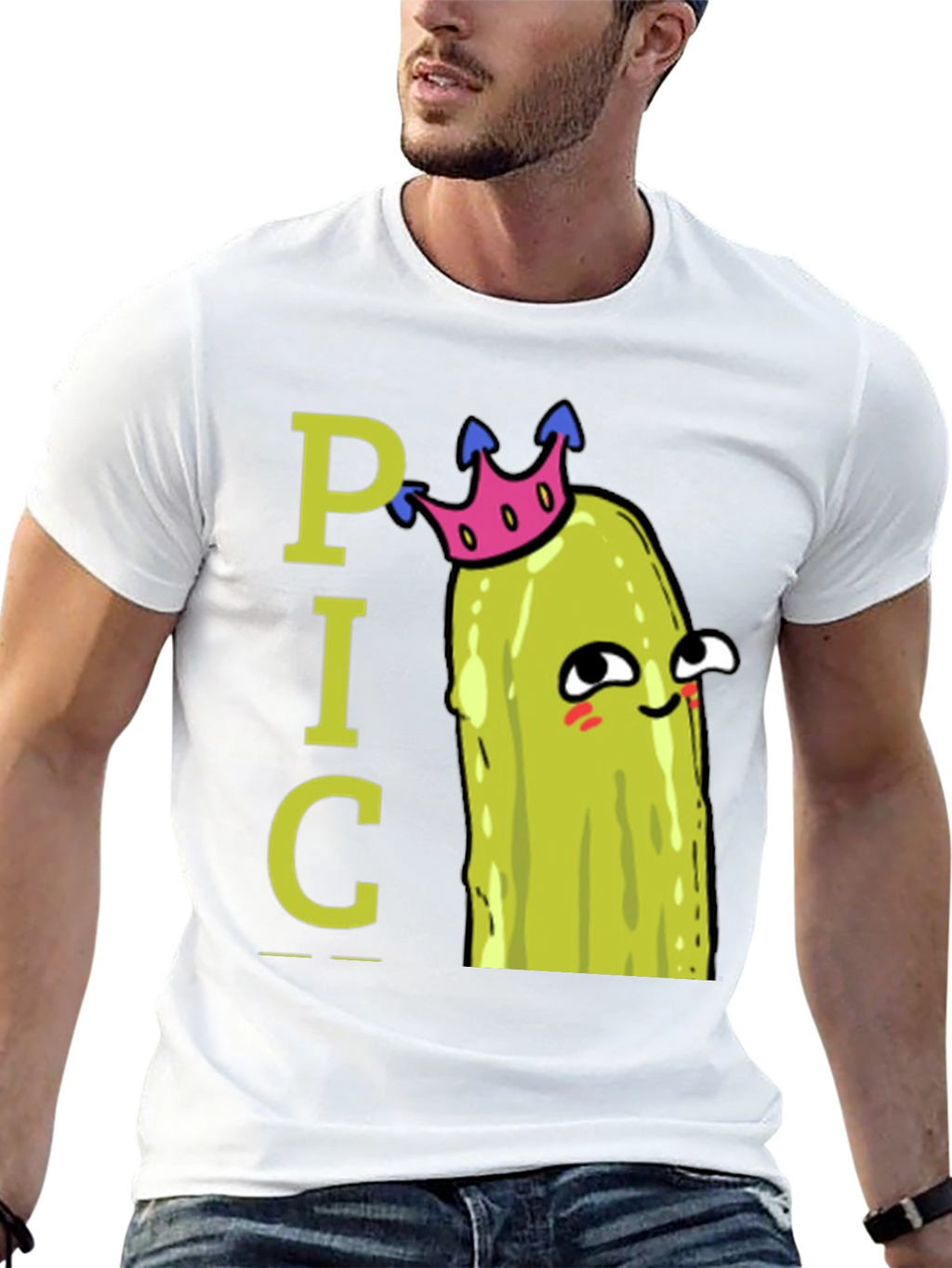 Pickle Pun T-Shirt - Funny Cartoon Graphic Tee