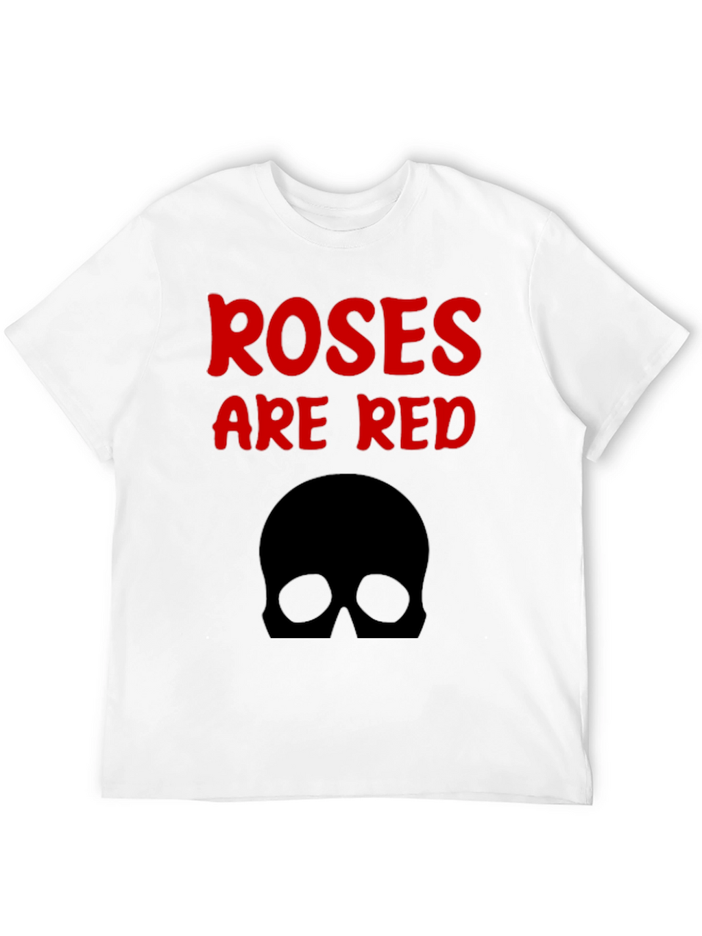 Roses Are Red Skull Graphic Tee