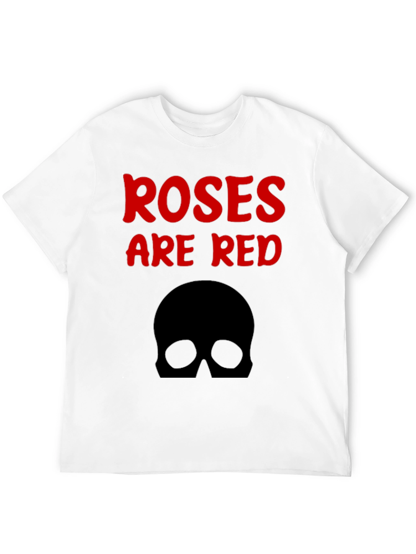 Roses Are Red Skull Graphic Tee