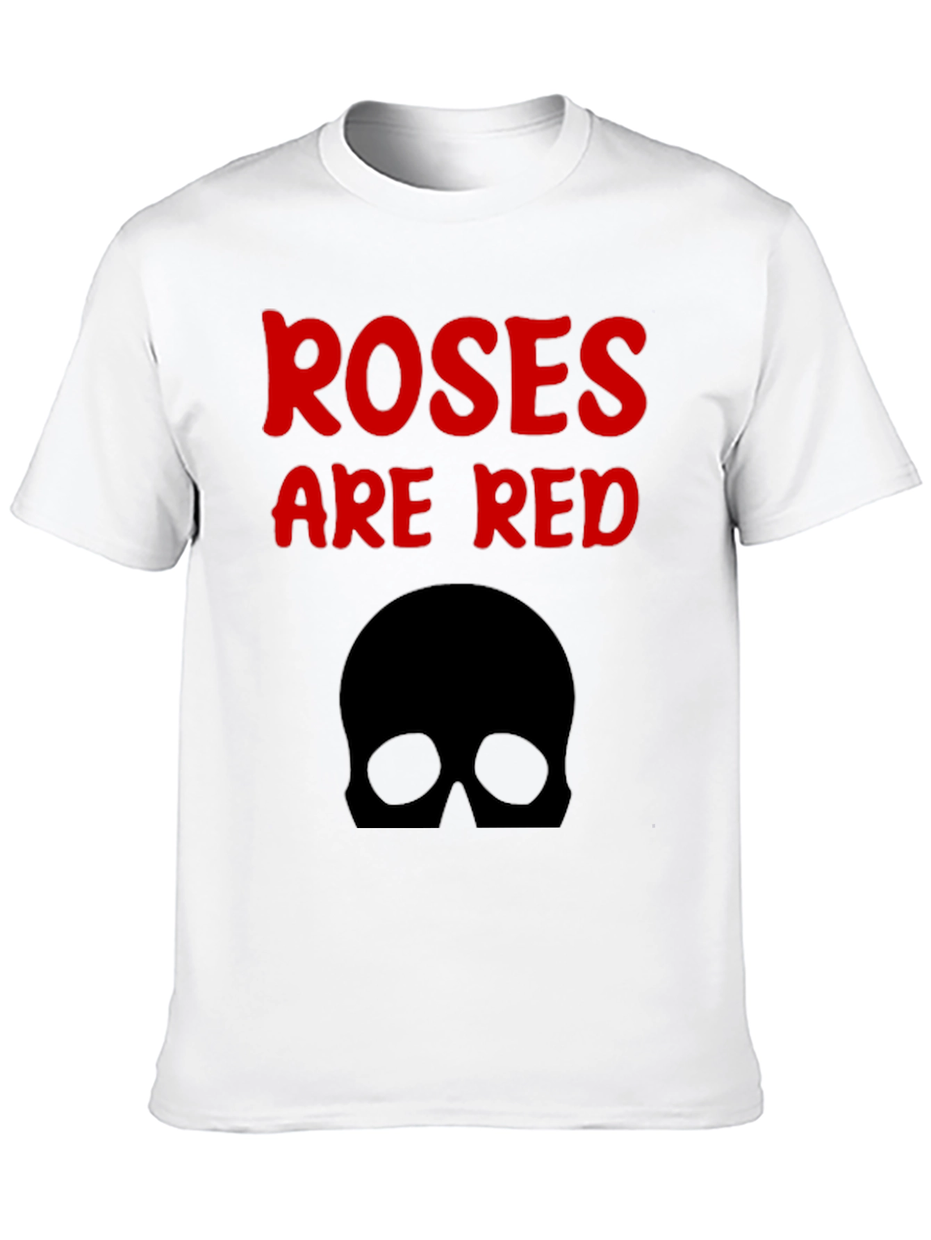 Roses Are Red Skull Graphic Tee