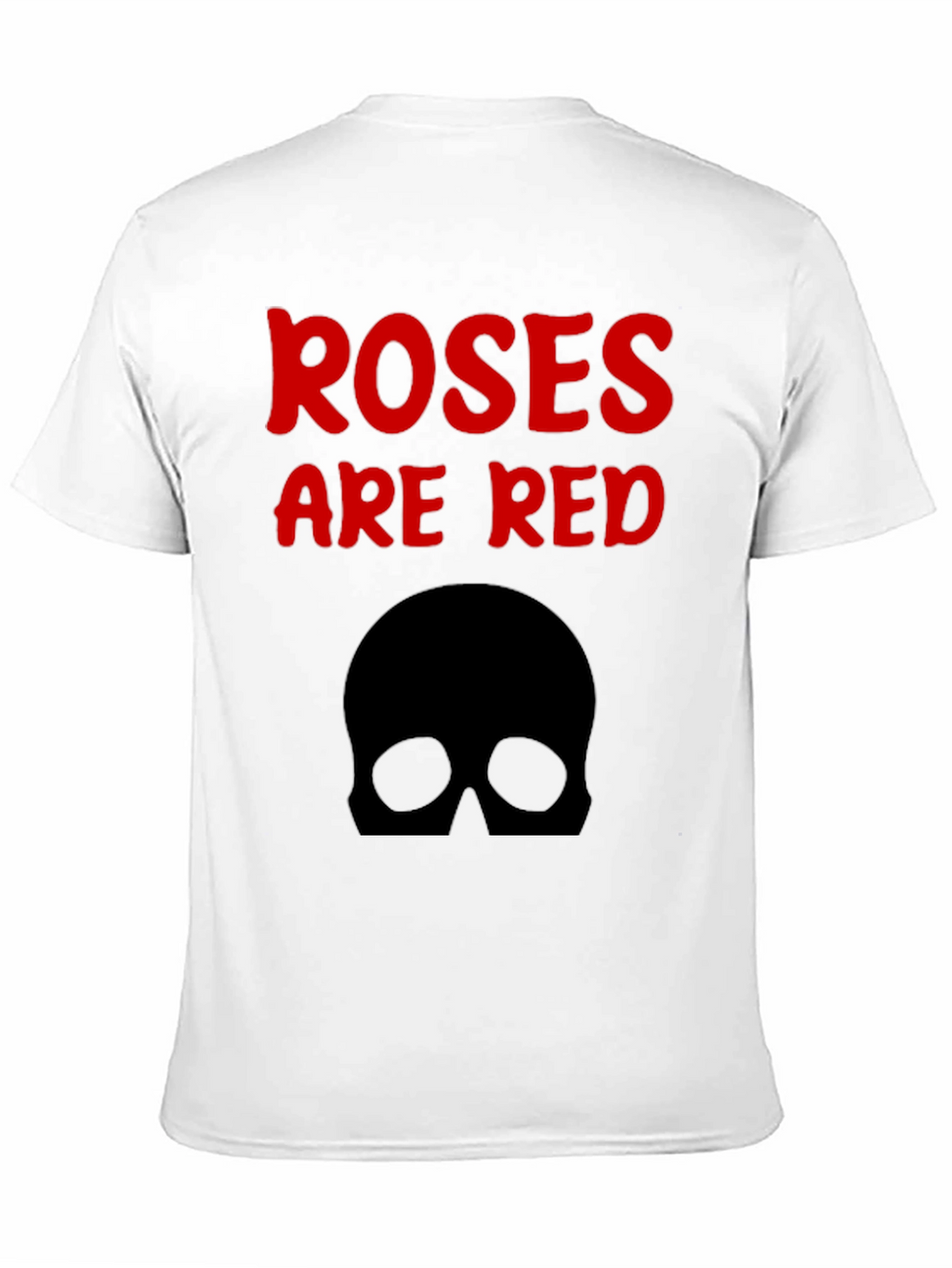 Roses Are Red Skull Graphic Tee