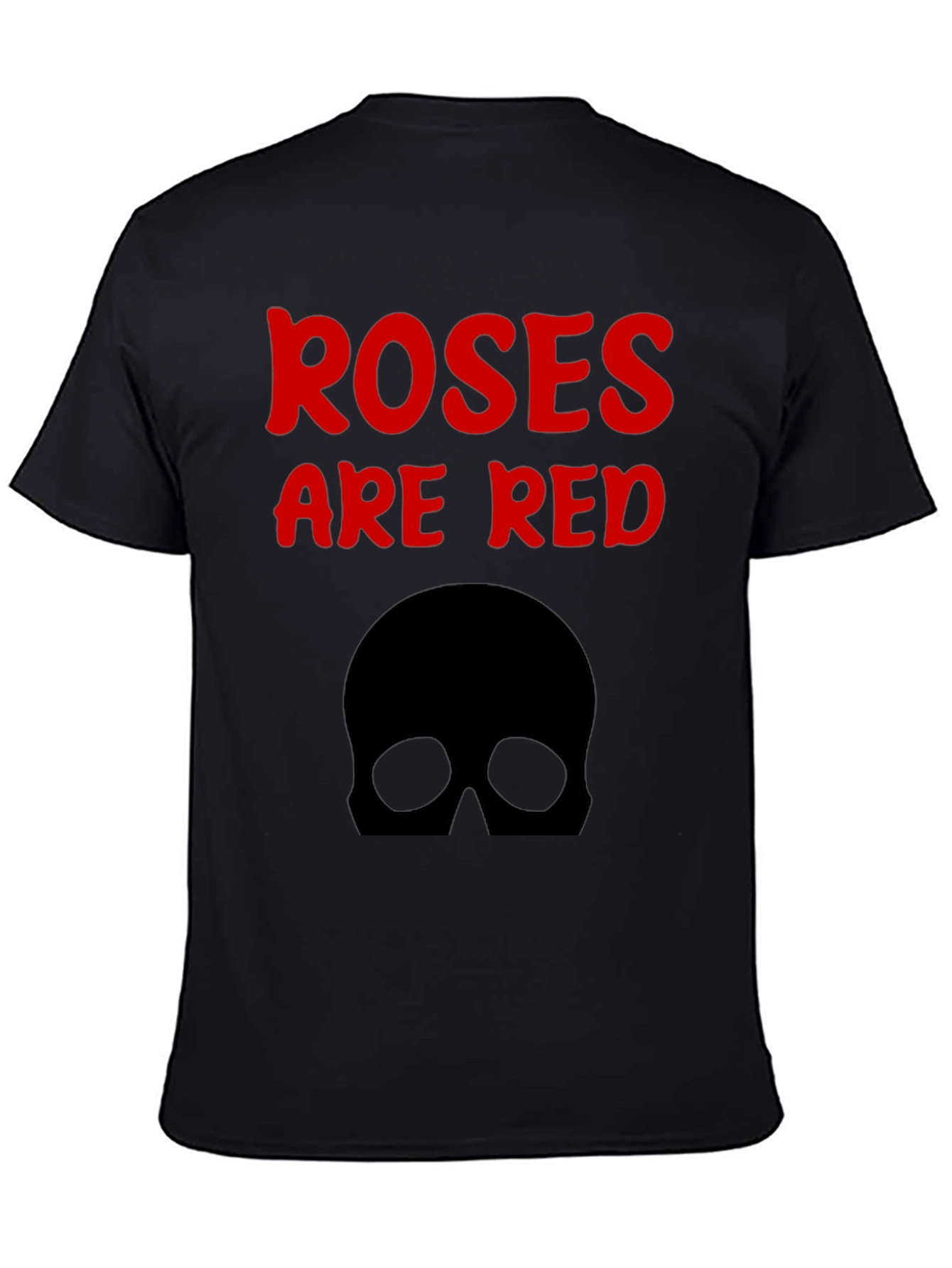 Roses Are Red Skull Graphic Tee