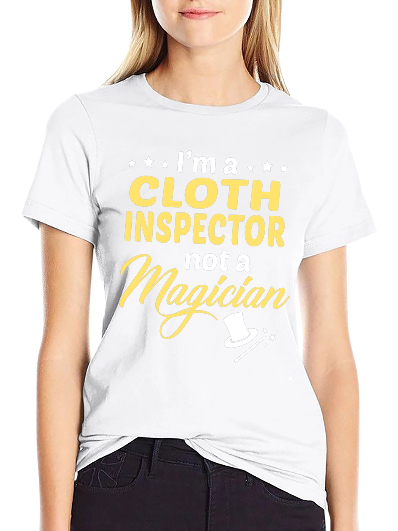 Cloth Inspector Not a Magician T-Shirt