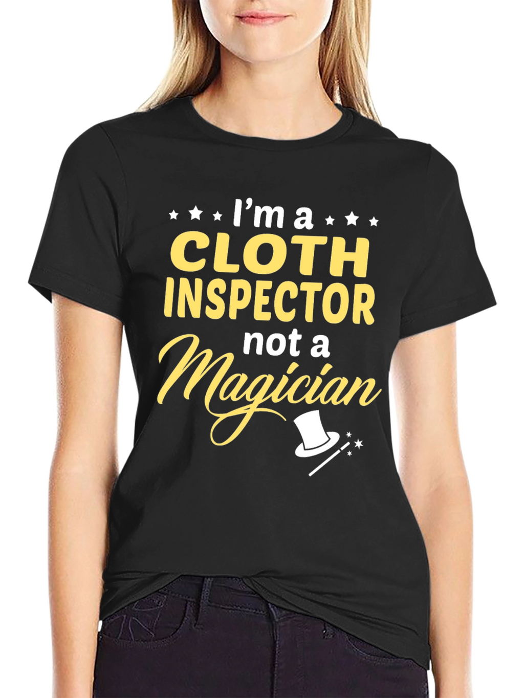 Cloth Inspector Not a Magician T-Shirt