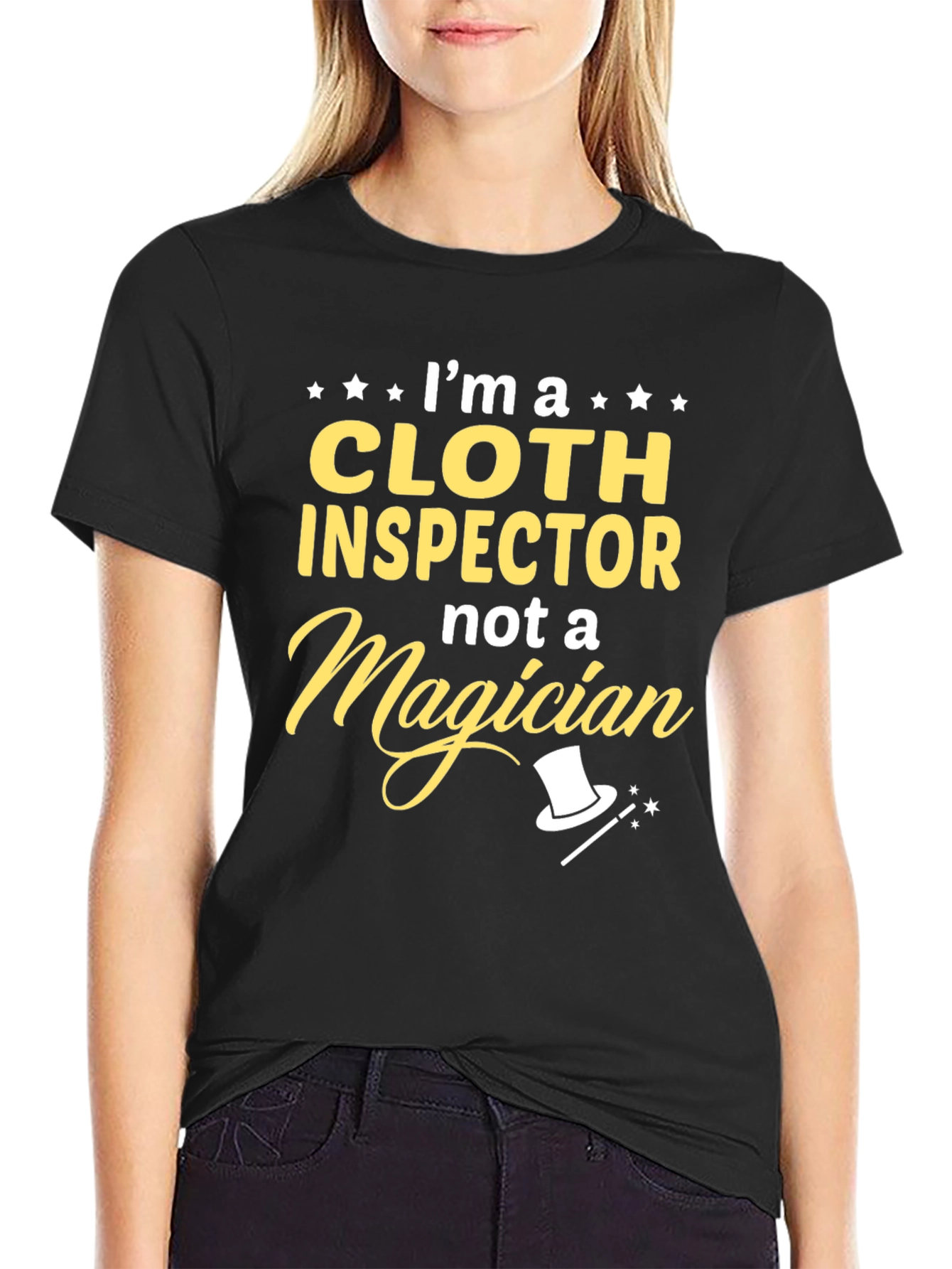 Cloth Inspector Not a Magician T-Shirt