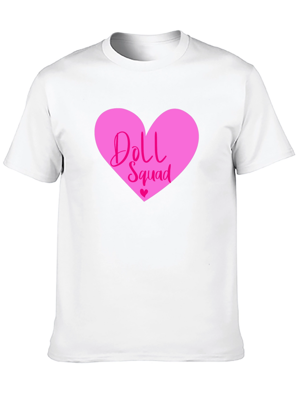 Doll Squad T-Shirt - Pink Heart Design