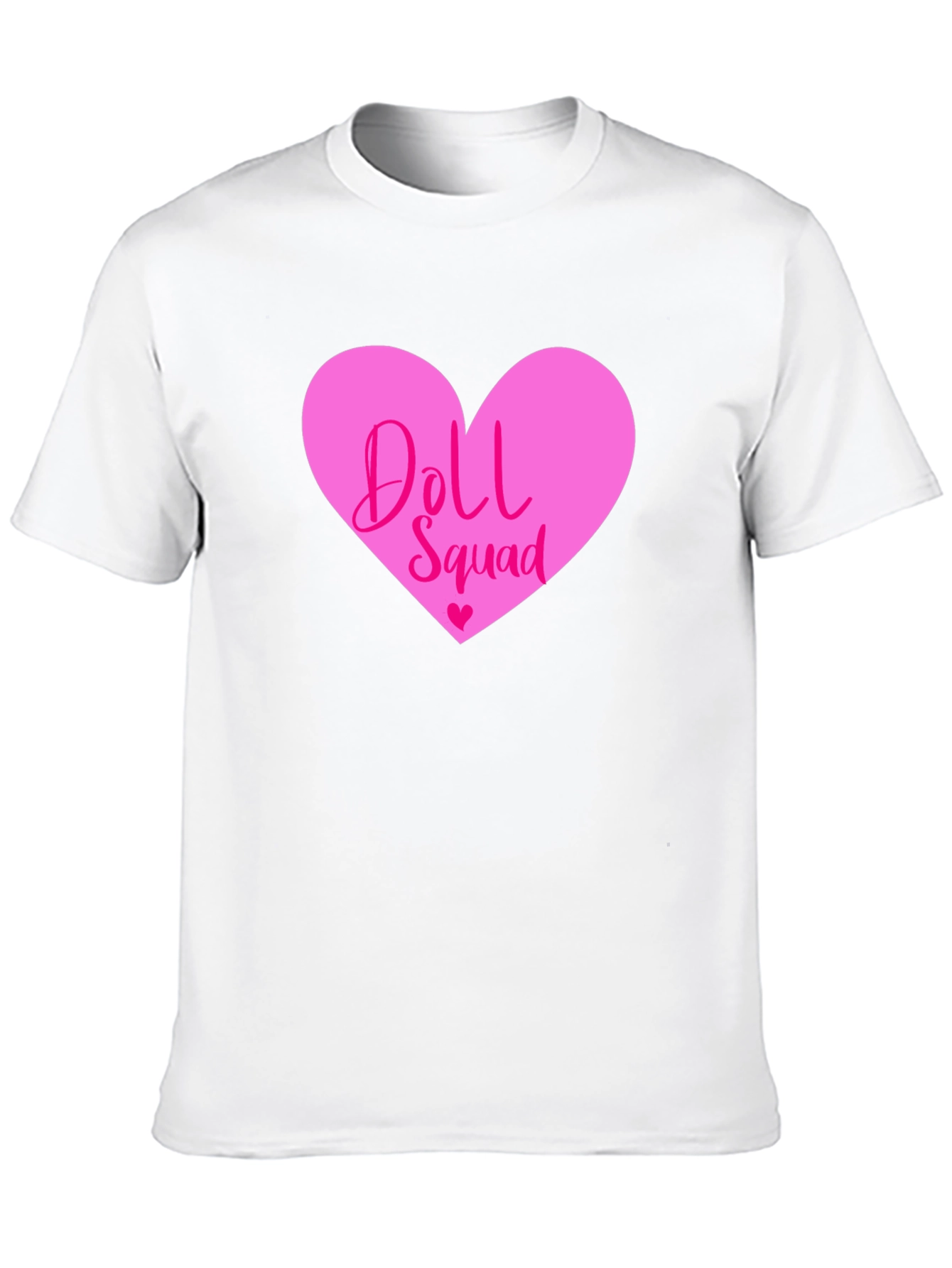 Doll Squad T-Shirt - Pink Heart Design