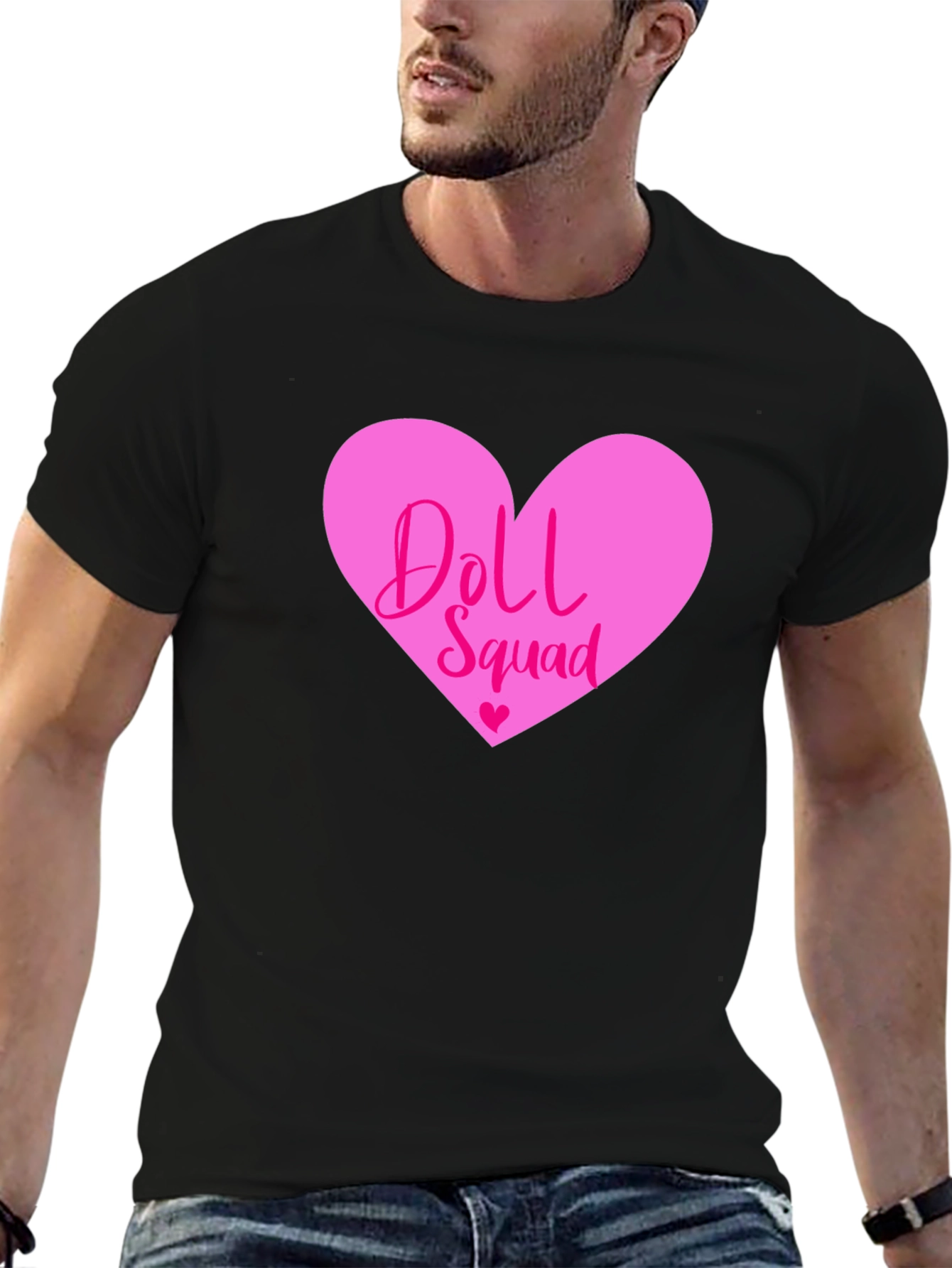 Doll Squad T-Shirt - Pink Heart Design