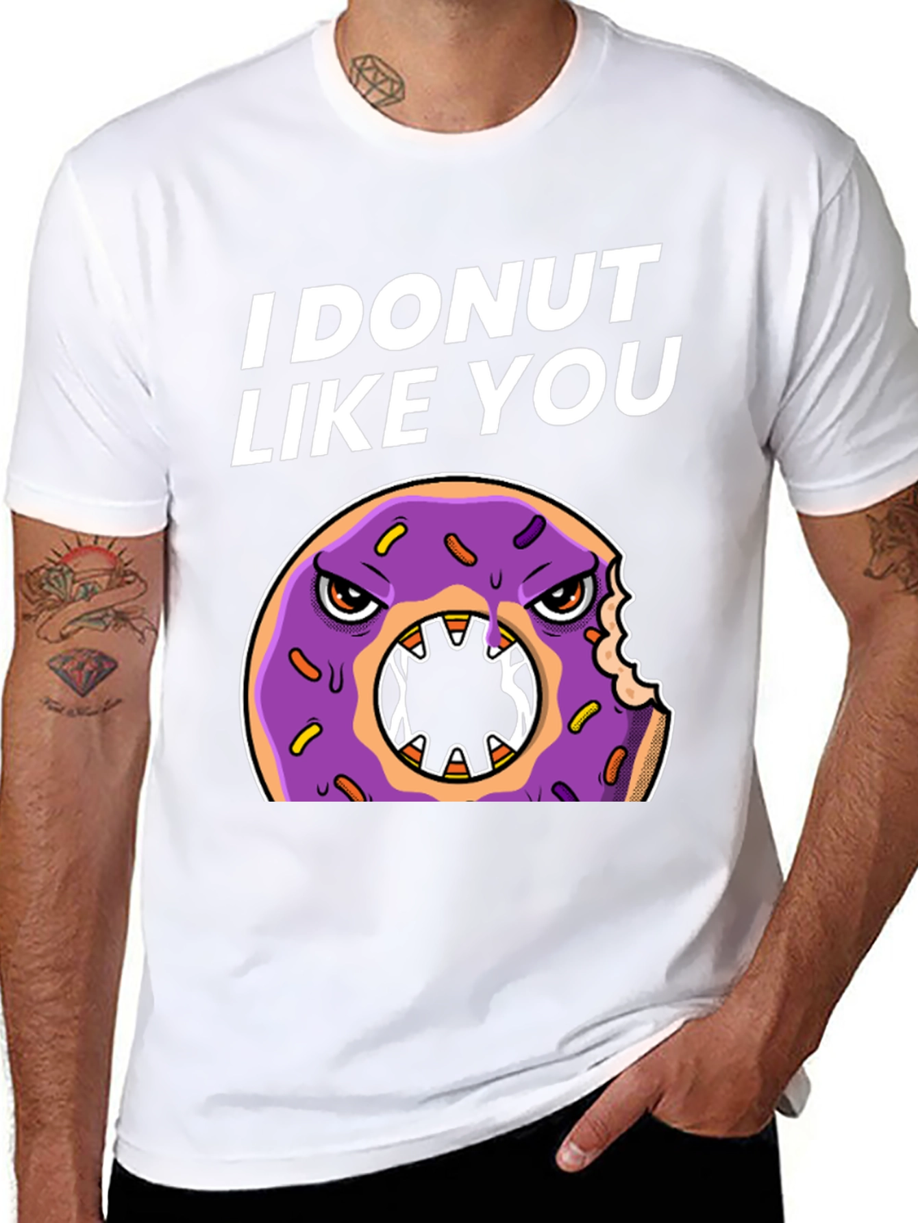 I Donut Like You T-Shirt Funny Graphic Tee