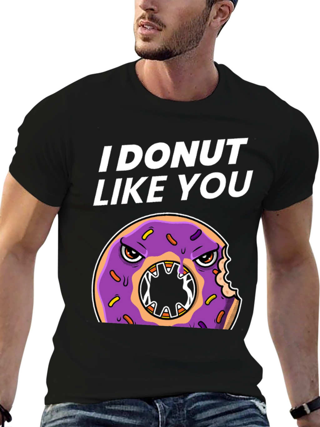 I Donut Like You T-Shirt Funny Graphic Tee