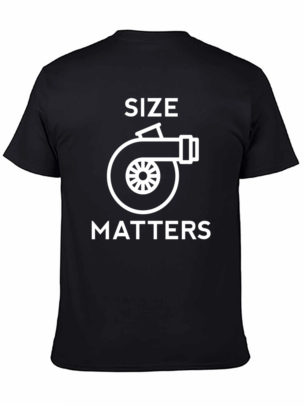 Size Matters Turbo T-Shirt - Black