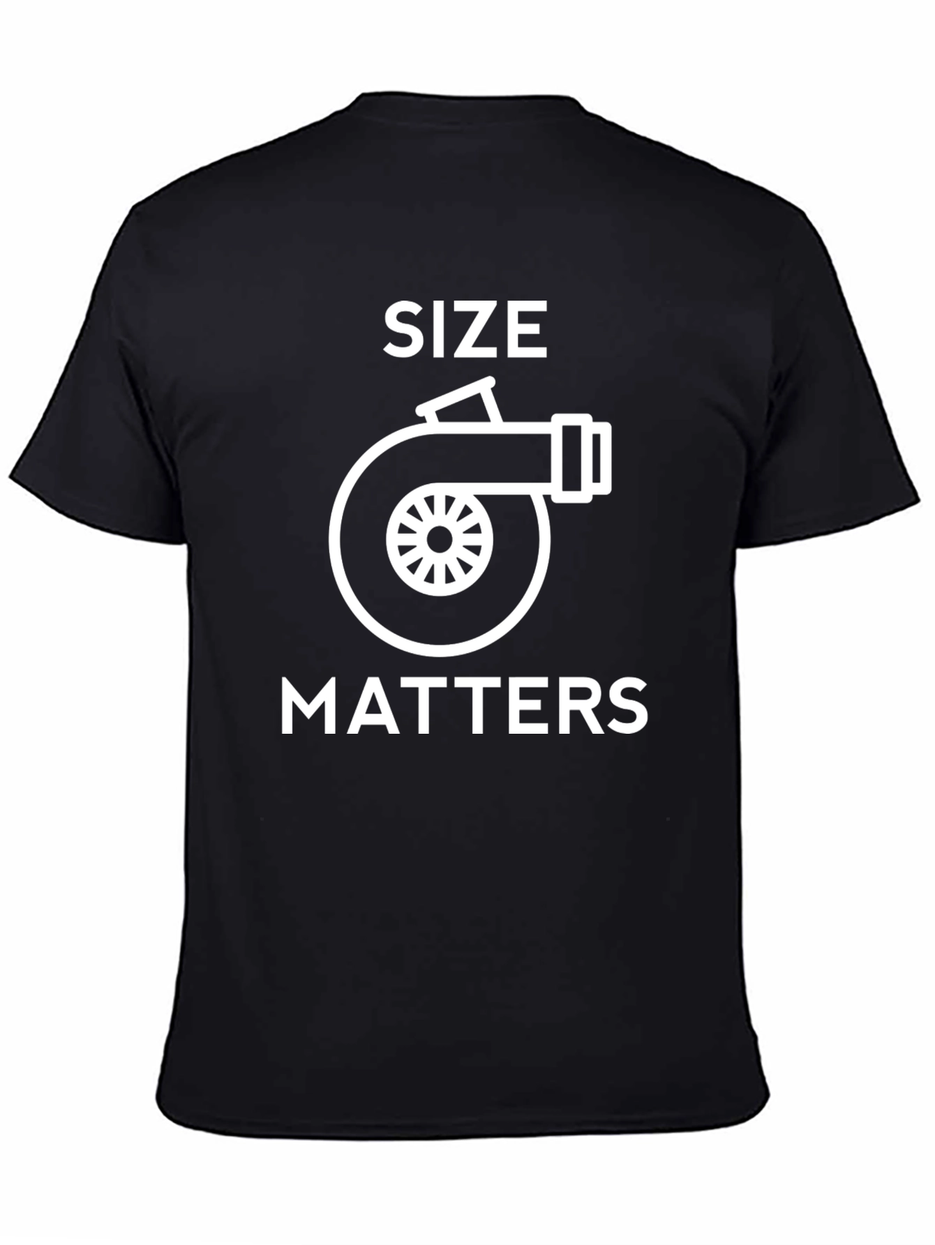 Size Matters Turbo T-Shirt - Black