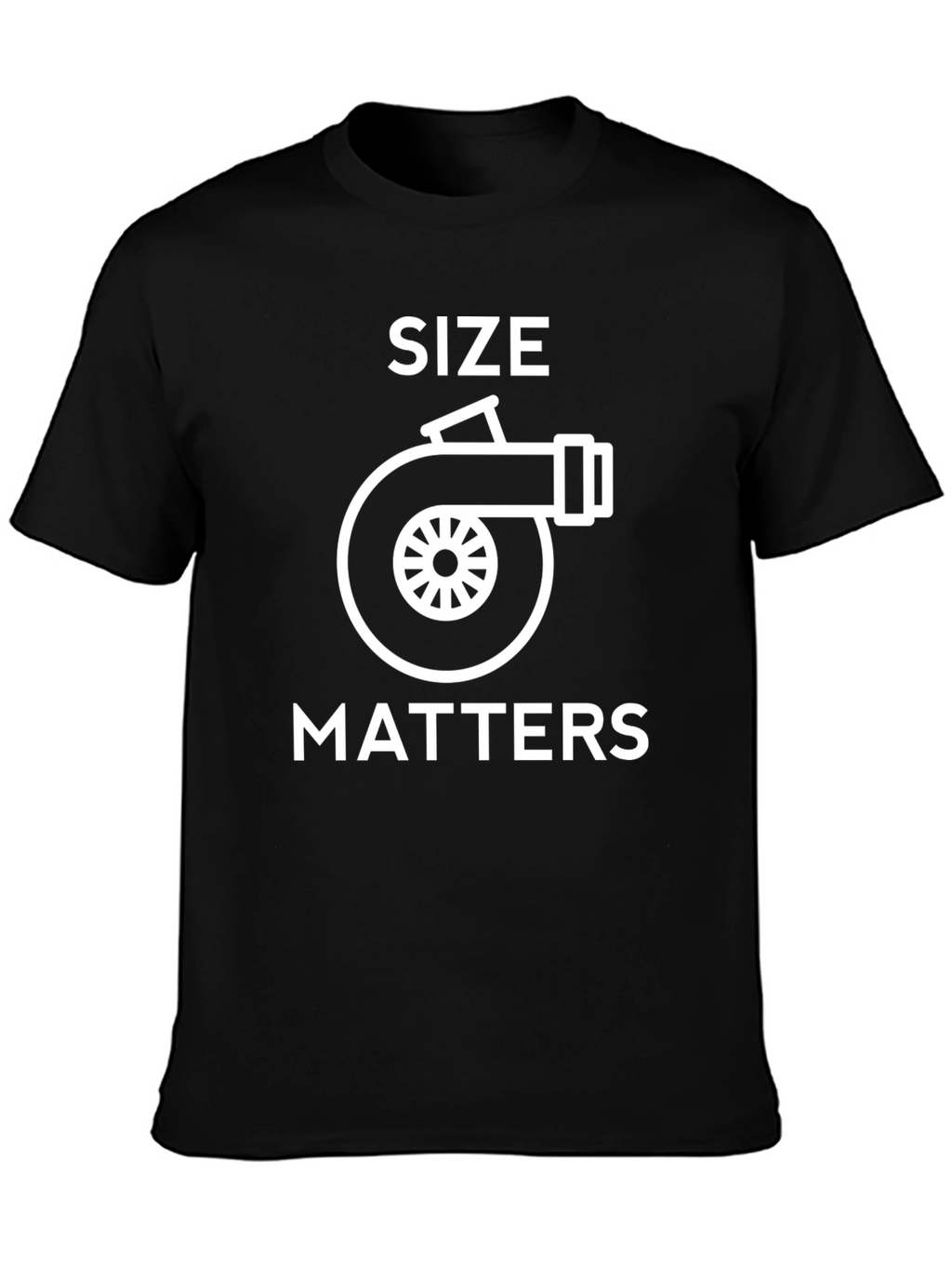 Size Matters Turbo T-Shirt - Black