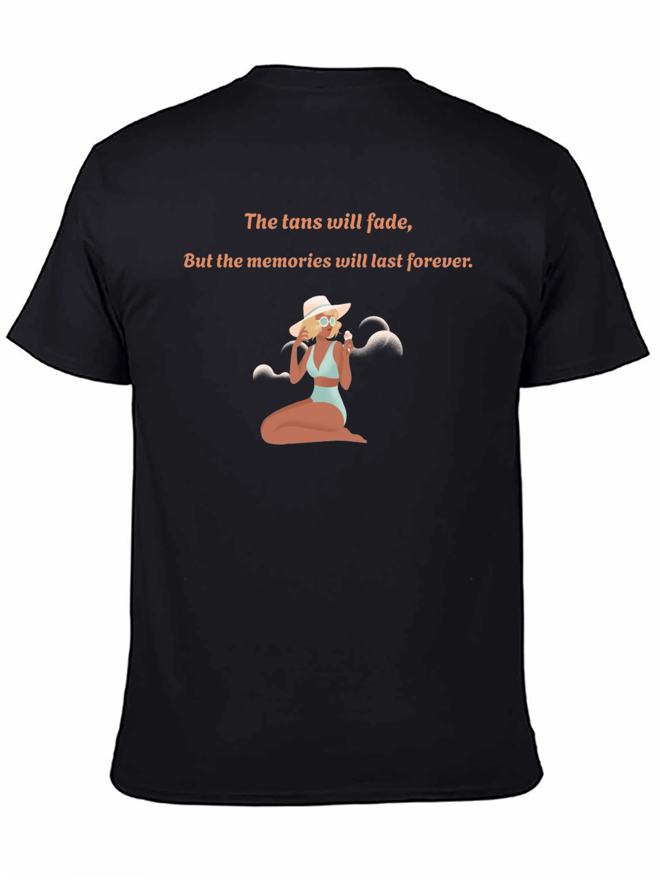 Tan Fades Memories Last Forever Graphic Tee