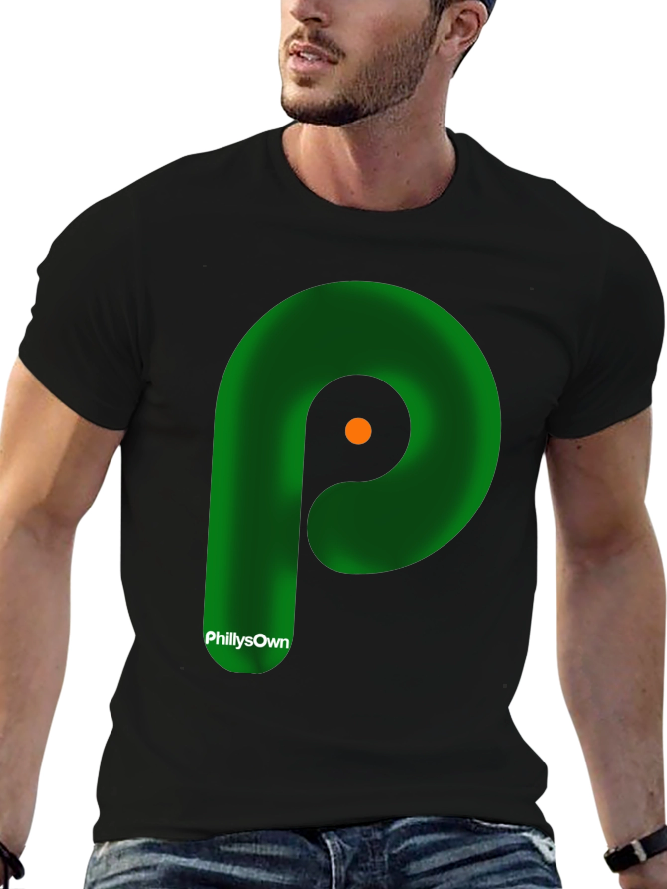 Phillys Own P Logo Black T-Shirt