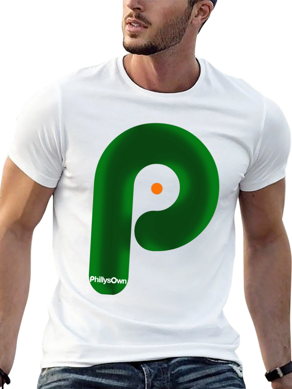 Phillys Own P Logo Black T-Shirt