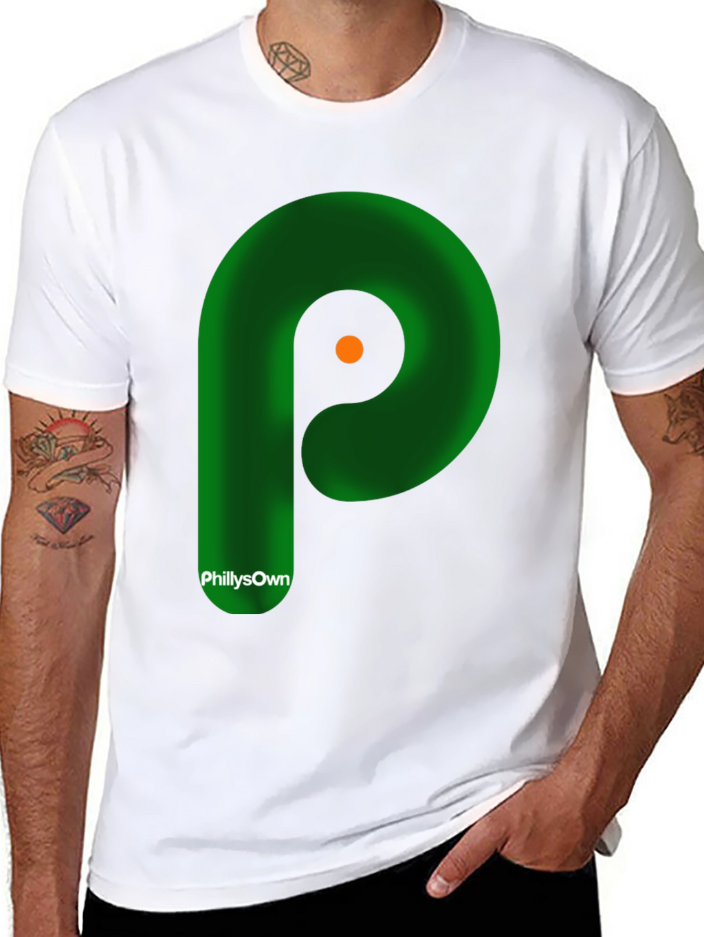 Phillys Own P Logo Black T-Shirt