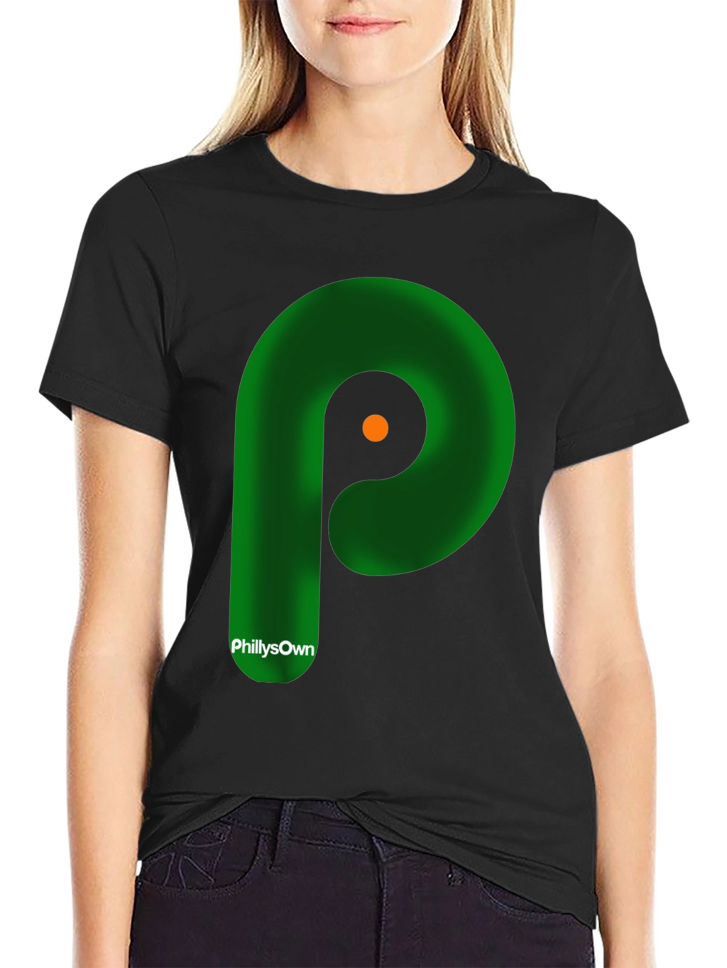 Phillys Own P Logo Black T-Shirt