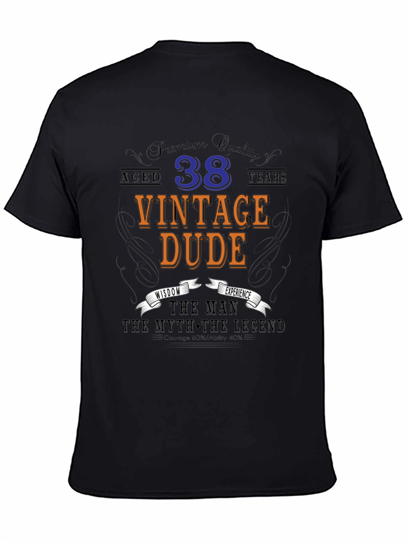 Vintage Dude 38th Birthday T-Shirt